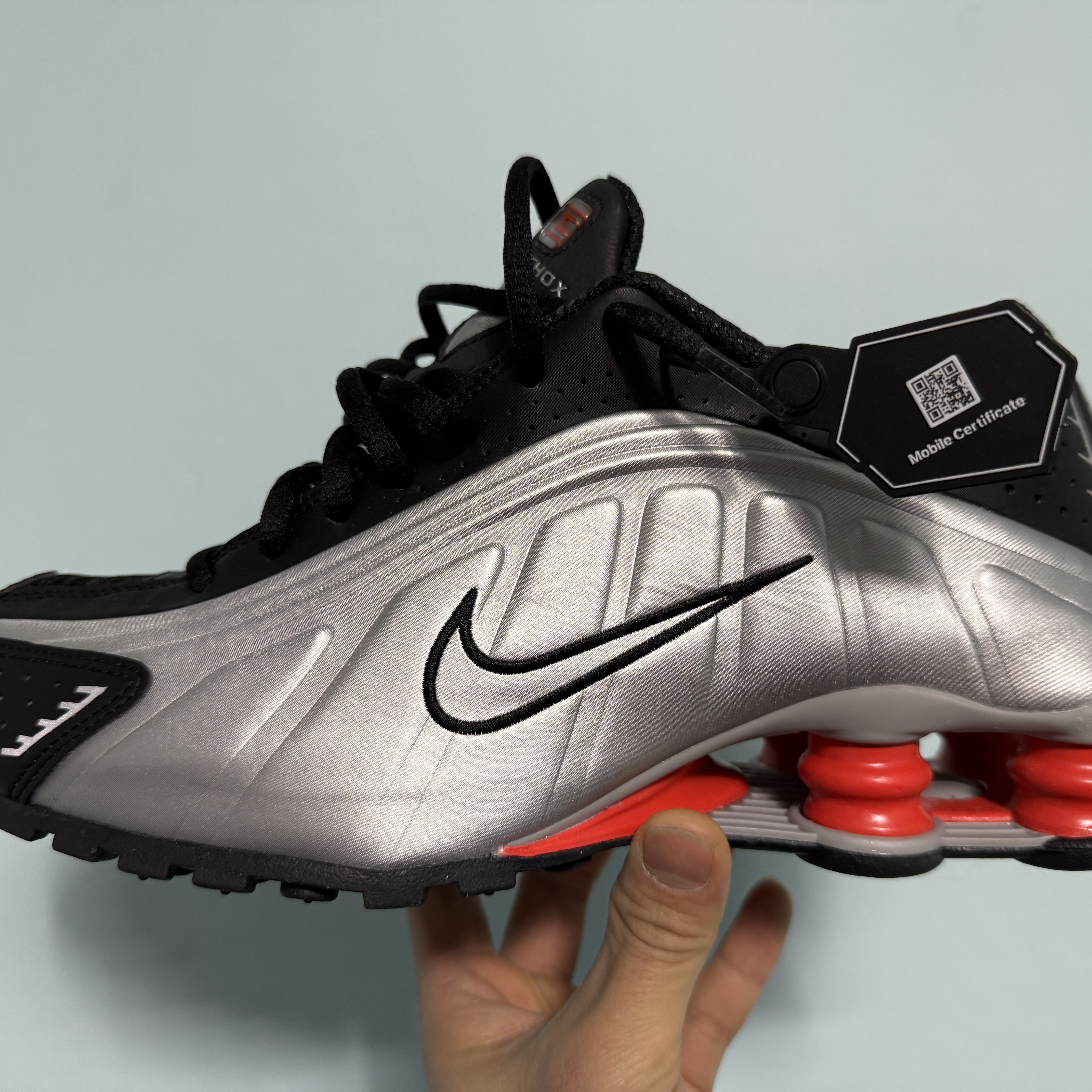 Nike Shox R4 Metallic Silver Red, Zara Utility Pocket Pants Light Sand ์ฐฉ์ฉ ์คํ์ผ - 2