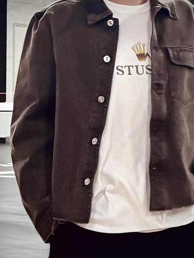 Gallery Dept. Logo Embroidered Cap White, Our Legacy Cut Rebirth Jacket Choco Overdye 착용 스타일 - 3