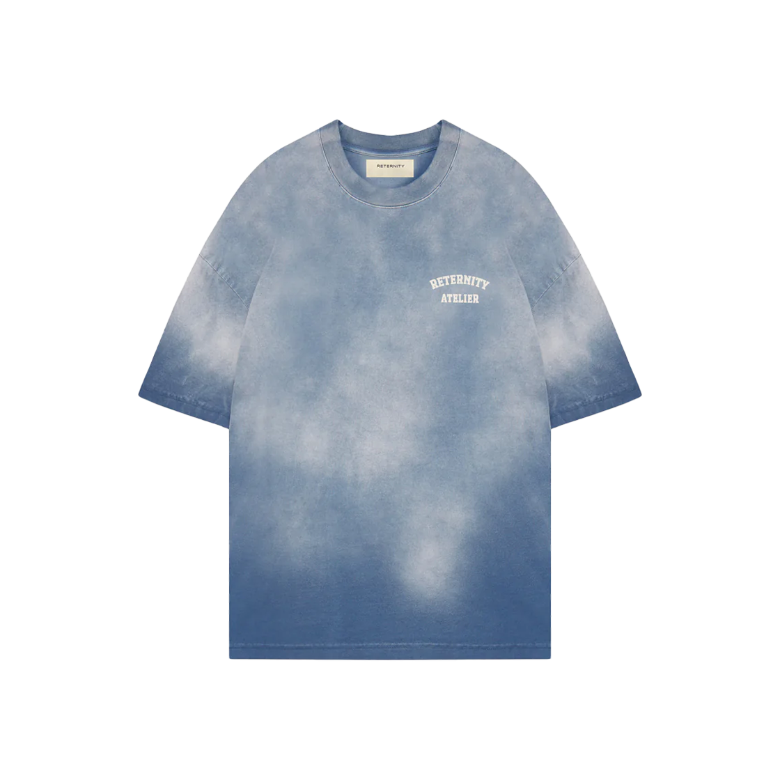 리터니티 아트 앤 크래프트 티셔츠 워시드 블루 - 25SS(Reternity Arts And Craft T-Shirt Washed Blue - 25SS)