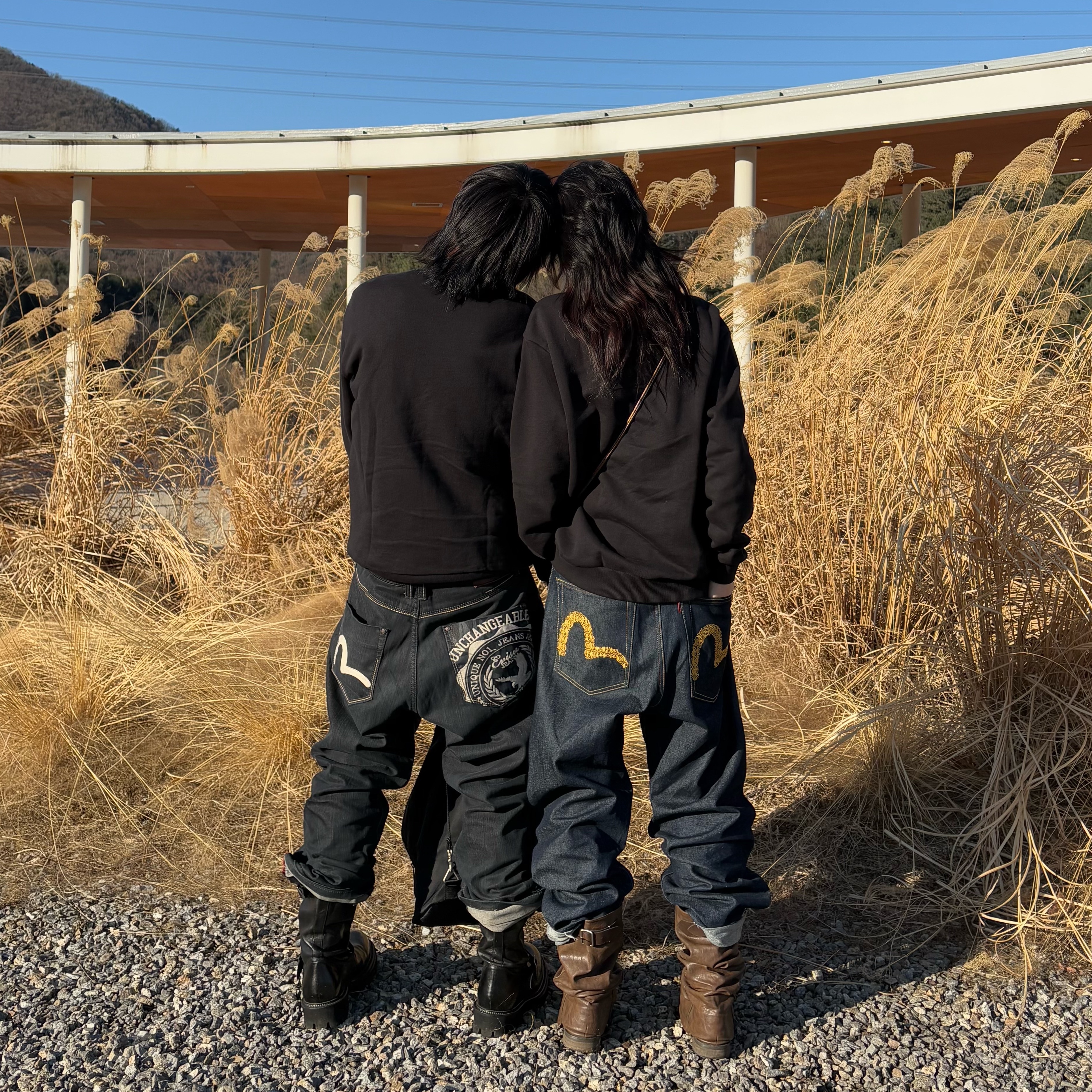 Stussy SS Link Cowboy Belt Black 착용 스타일 - 3