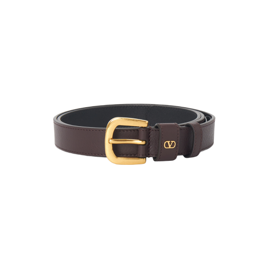 Valentino Vlogo Signature Belt Wine