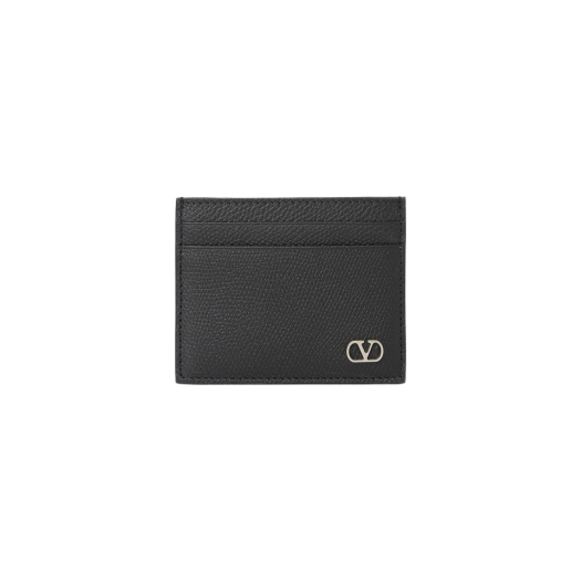 Valentino Vlogo Signature Card Holder Black