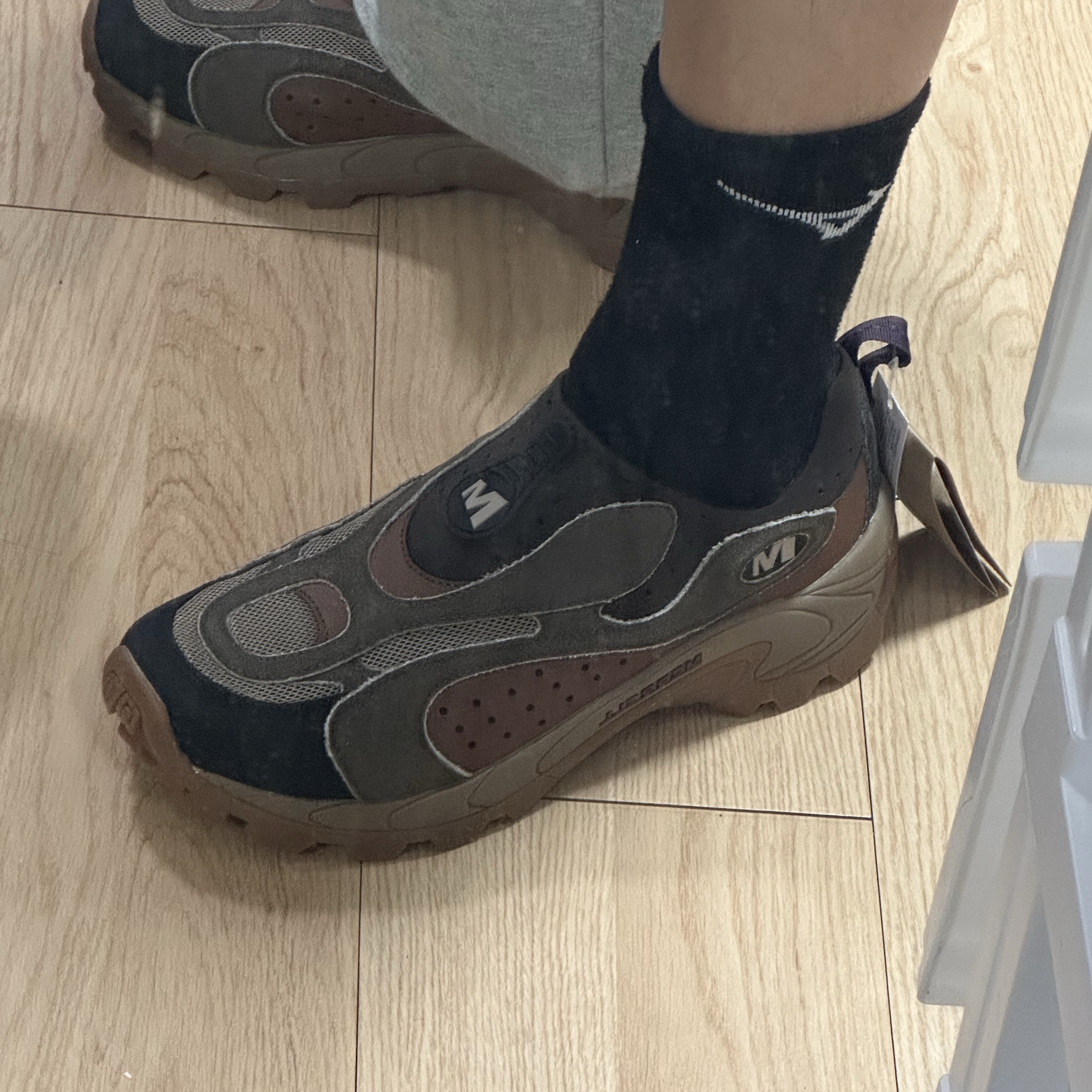 [1TRL] Merrell Moc Speed Streak Evo SE Bracken Plum - 24FW 착용 스타일 - 1