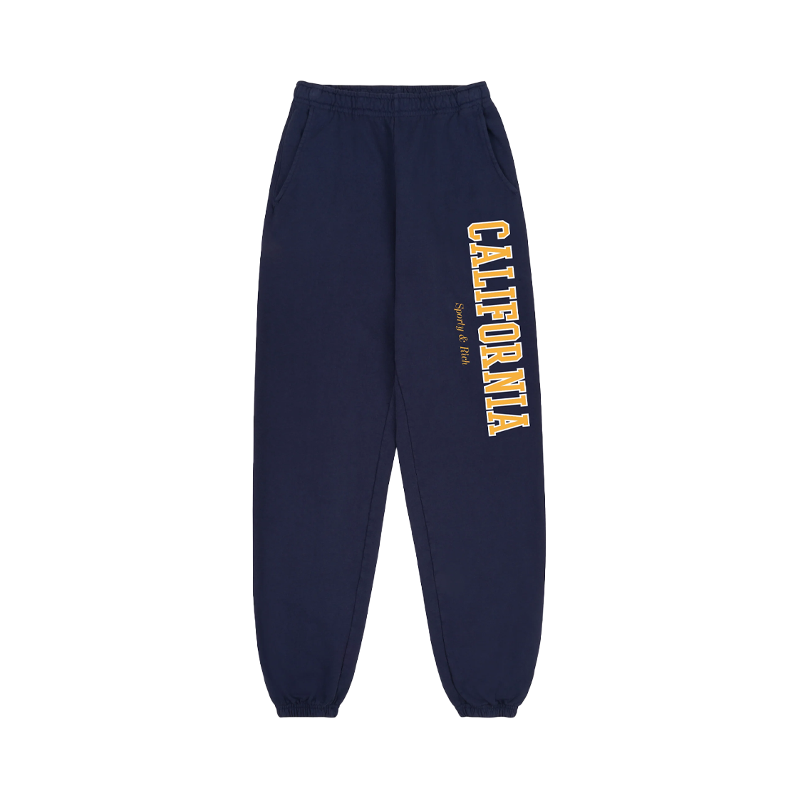 스포티 앤 리치 캘리포니아 스웻 팬츠 네이비 - 25SS(Sporty & Rich California Sweatpant Navy - 25SS)