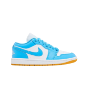(W) Jordan 1 Low White Gum Light Brown