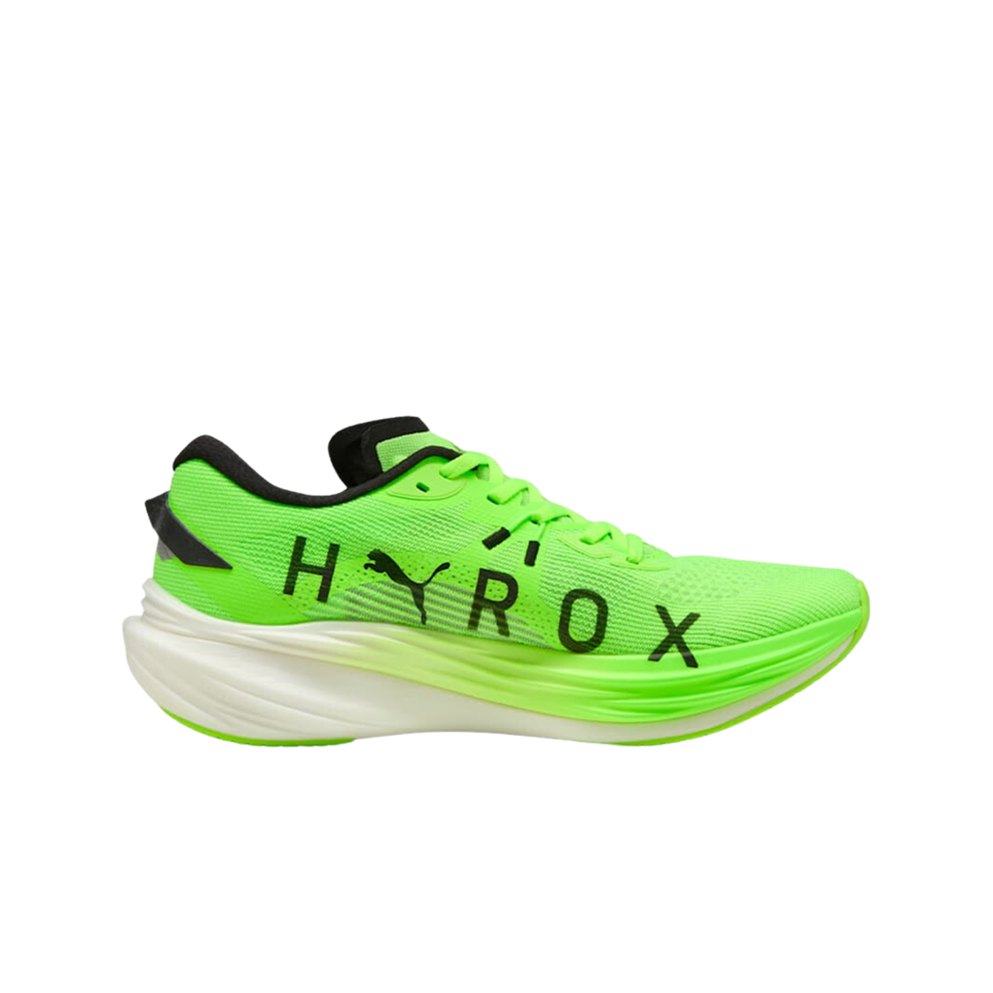 푸마 디비에이트 나이트로 3 하이록스 그린 글레어 블랙(Puma Deviate Nitro 3 Hyrox Green Glare Black)