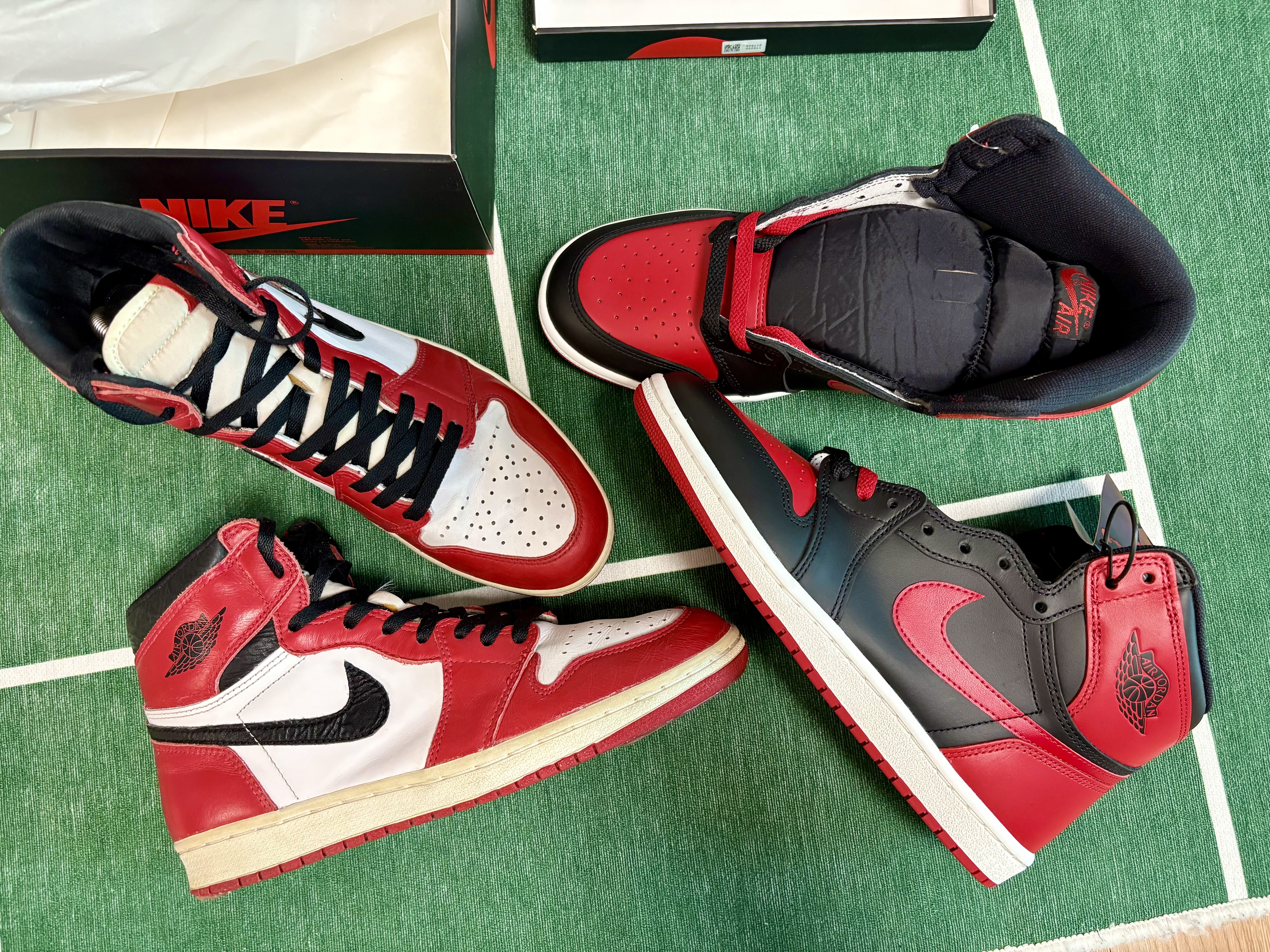 Jordan 1 High 85 Bred, Jordan 1 Retro Chicago 1994 착용 스타일 - 1