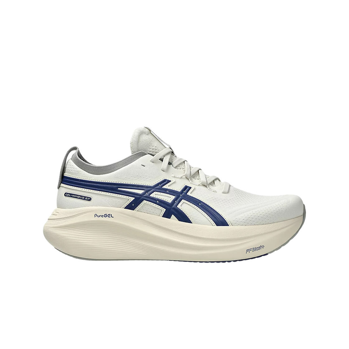 아식스 젤 님버스 27 아식스 트랙 클럽 버치 인디고 블루 - D 스탠다드(Asics Gel-Nimbus 27 Asics Track Club Birch Indigo Blue - D Standard)