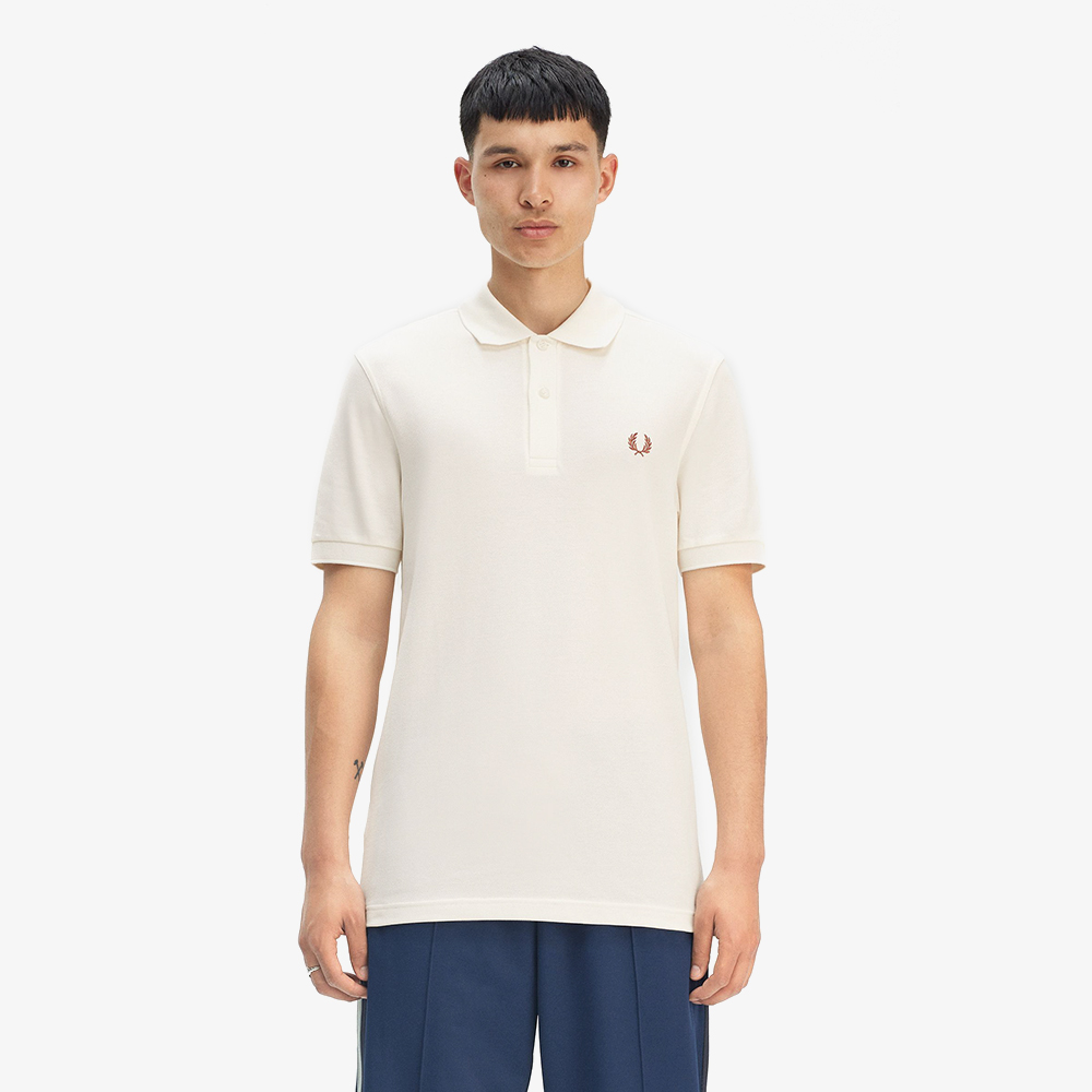 프레드페리 플레인 프레드페리 셔츠 라이트 에크루/시나몬(Fred Perry The Fred Perry Shirt Light Ecru/Cinnamon) - 2