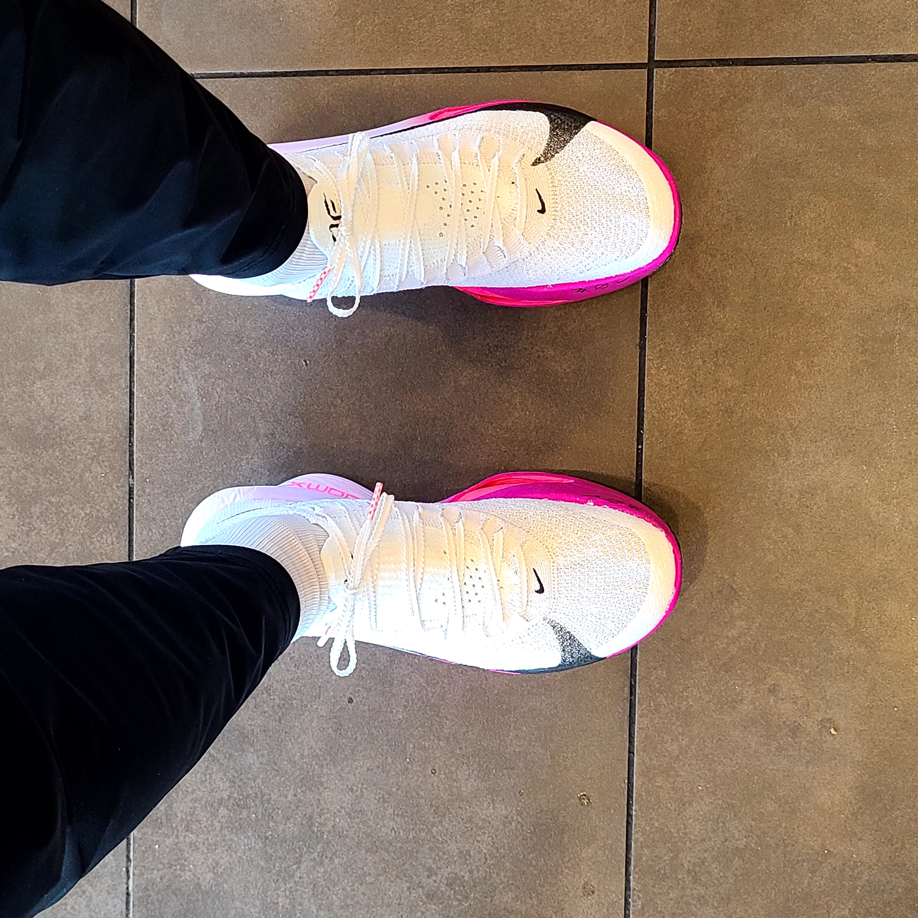 Nike Air Zoom Alphafly Next% 3 Hyper Pink 착용 스타일