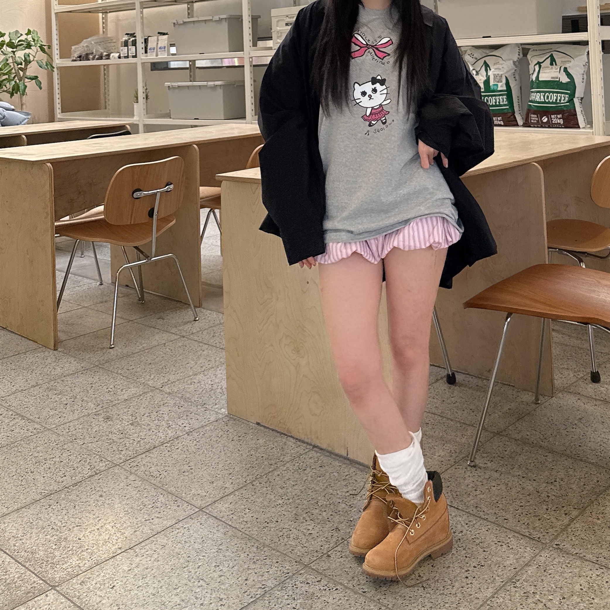 (W) Timberland 6 Inch Premium Waterproof Boot Wheat Nubuck - Wide, lovememonster Chic Leather Ribbon Chain Bracelet Black 착용 스타일 - 4