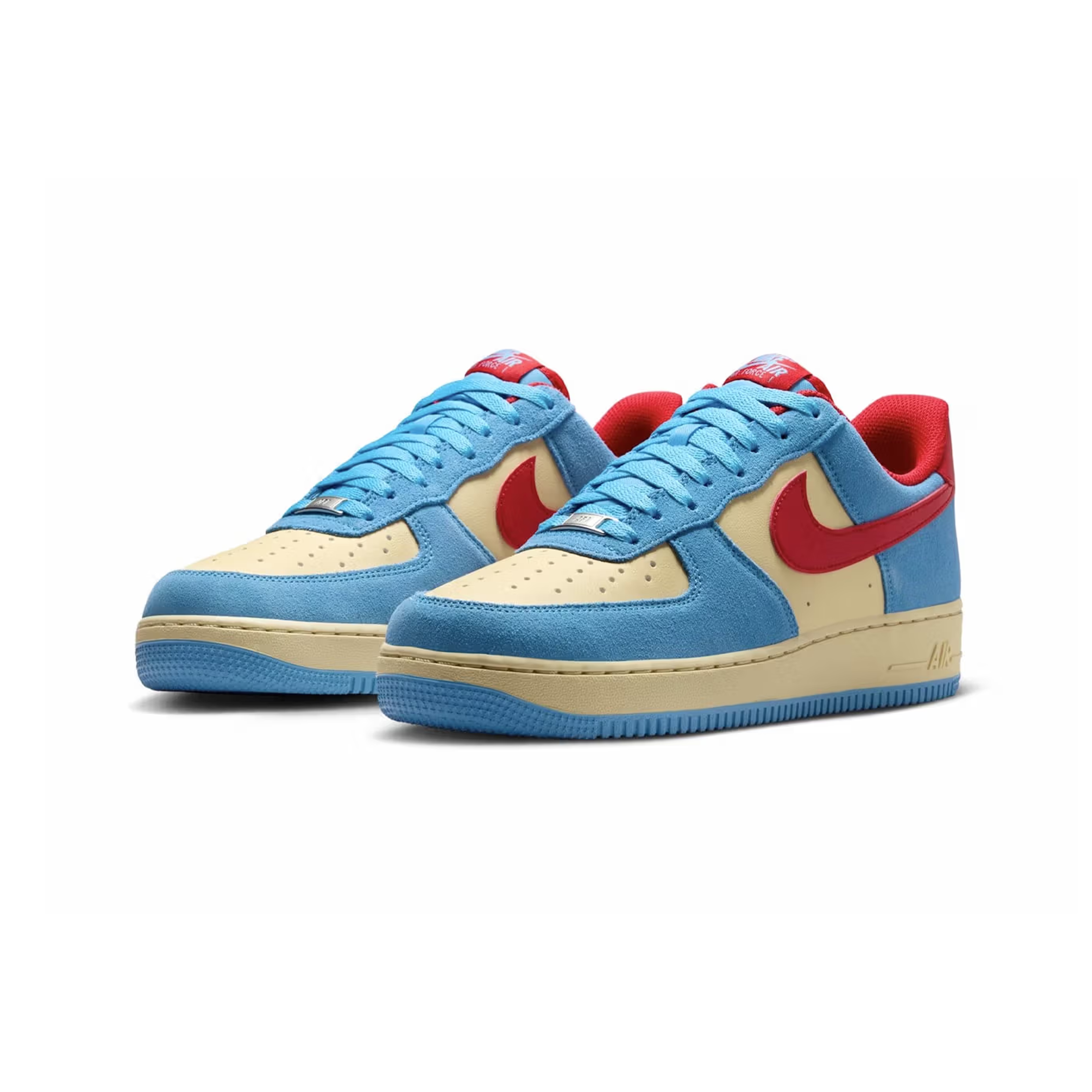 Nike Air Force 1 '07 Low White, Nike Air Force 1 '07 LV8 Midnight Navy 착용 스타일 - 2