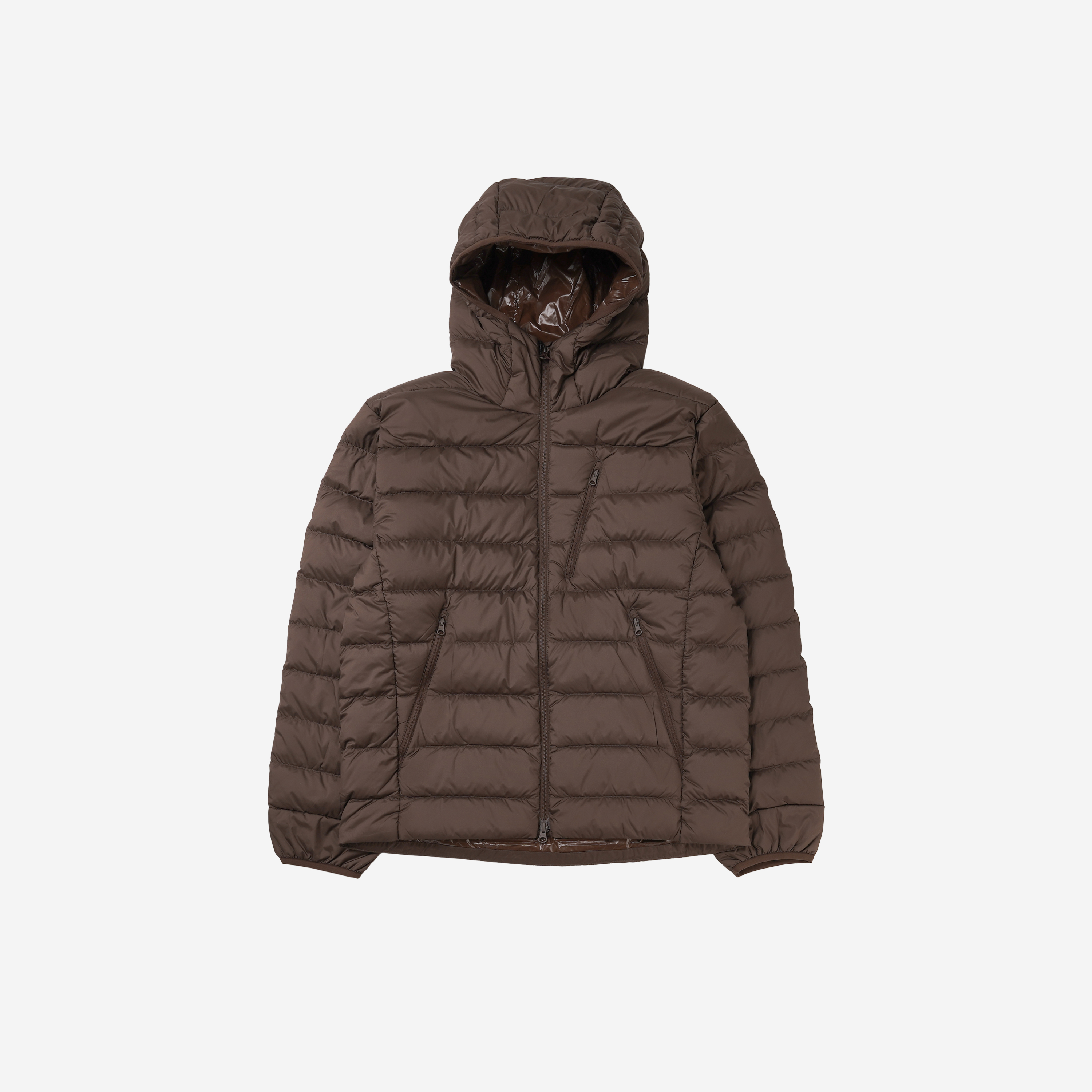 Musinsa Standard City Leisure Hooded Light Down Jacket Brown