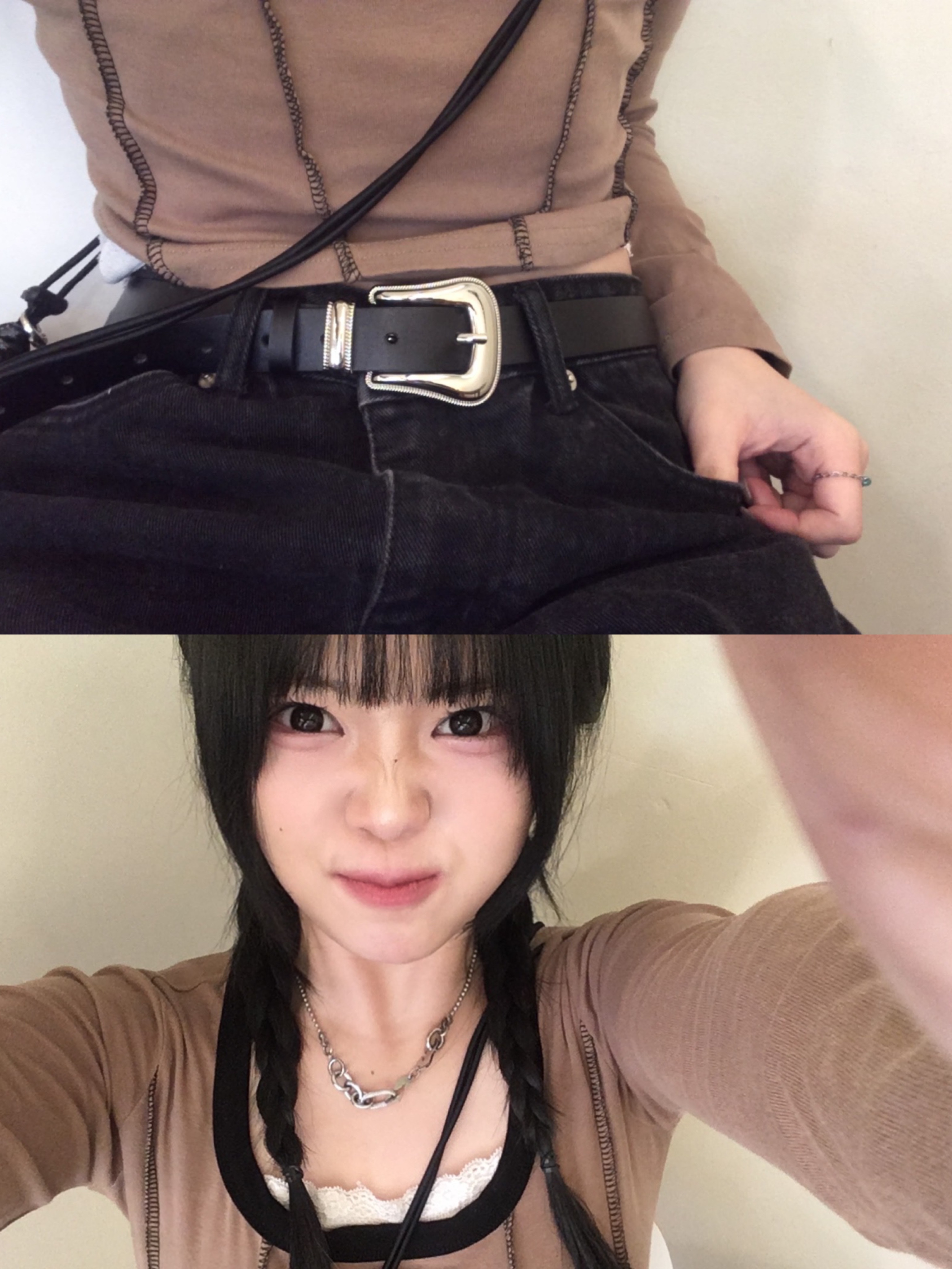 Sentiments No.346 Necklace Silver 착용 스타일 - 5