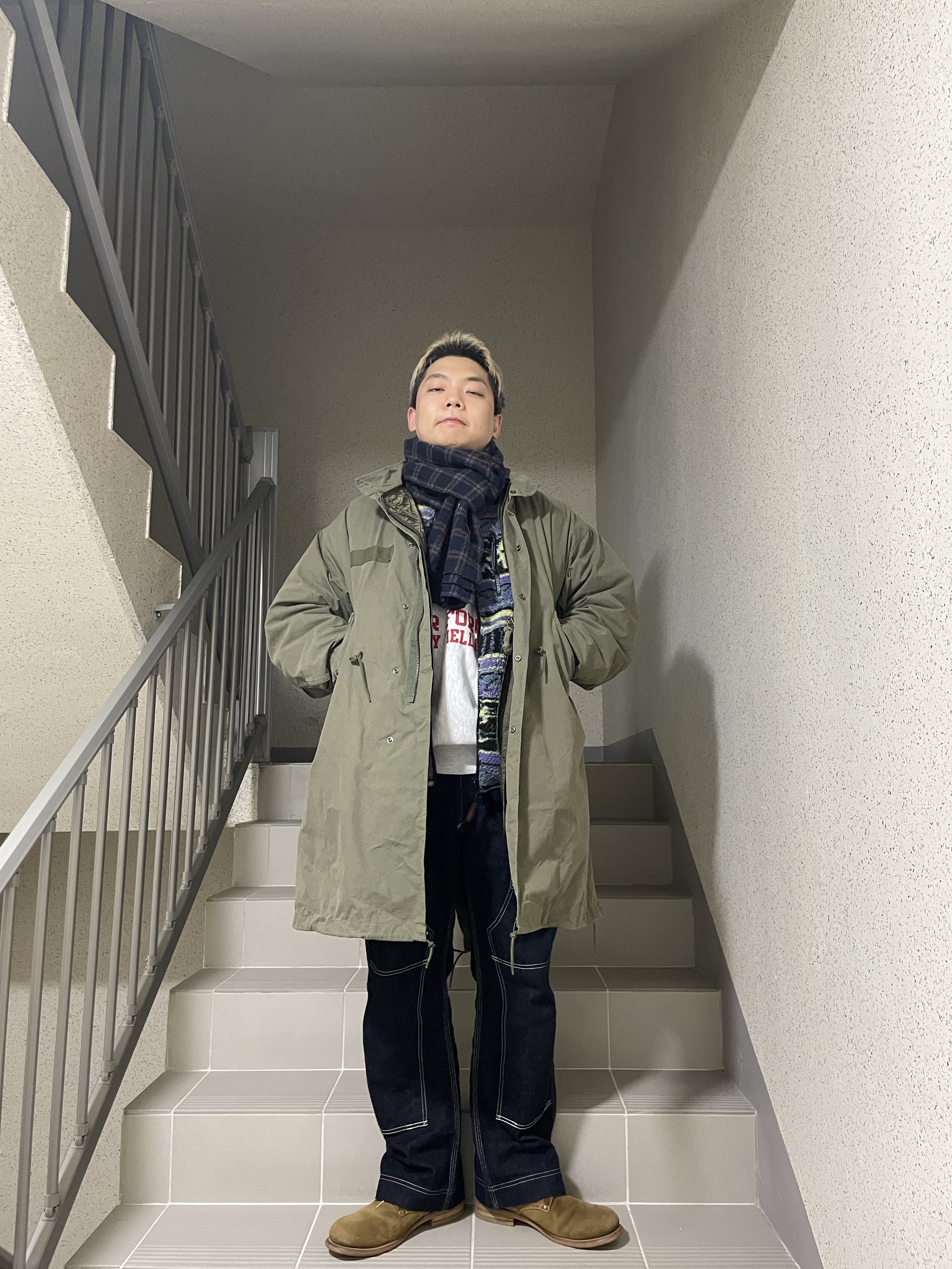 Thisisneverthat x Gramicci Reversible Fleece Vest Multi 착용 스타일 - 6