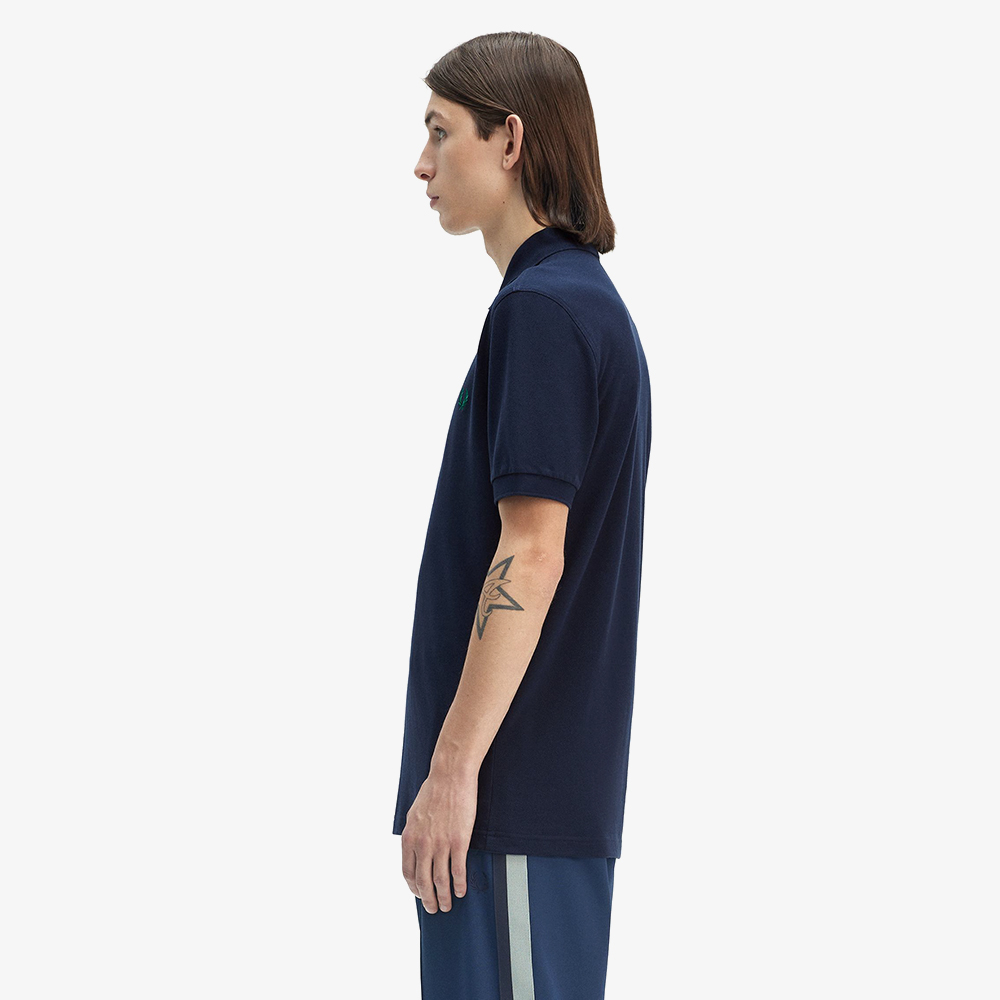 프레드페리 플레인 프레드페리 셔츠 다크카본/라벨 그린(Fred Perry The Fred Perry Shirt Dark Carbon/Label Green) - 3