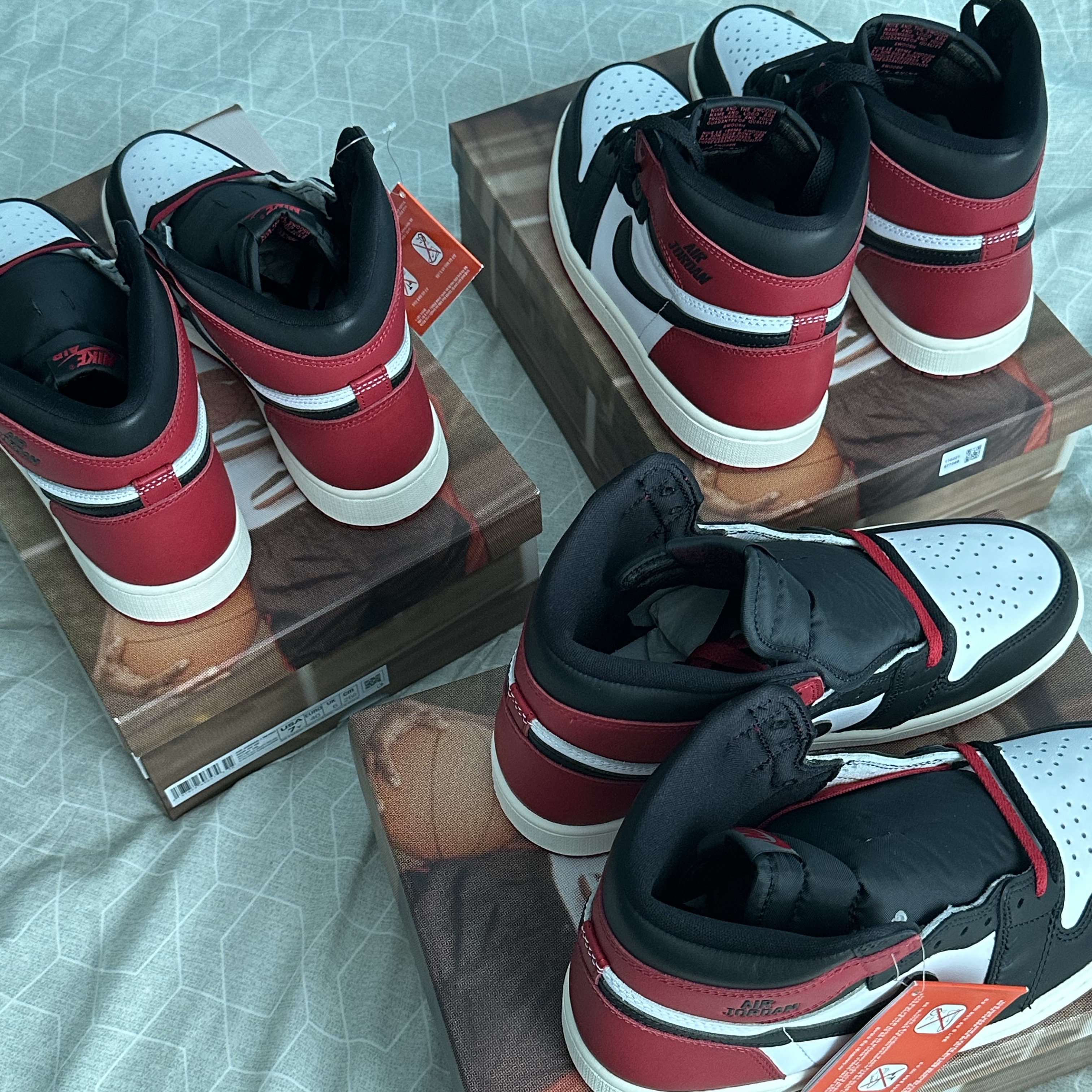Jordan 1 Retro High OG Black Toe 착용 스타일 - 2