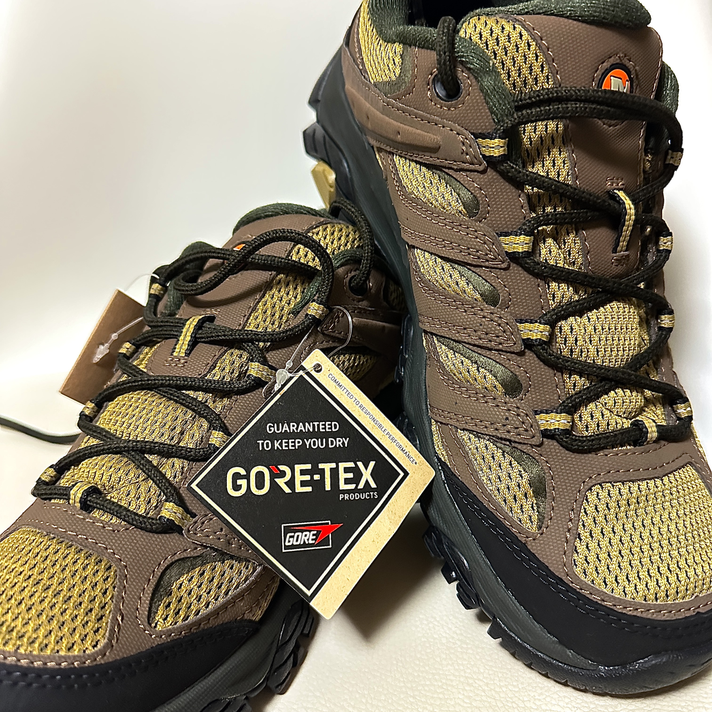 Merrell Moab 3 SYN GTX Kangaroo Coyote - 24FW 착용 스타일
