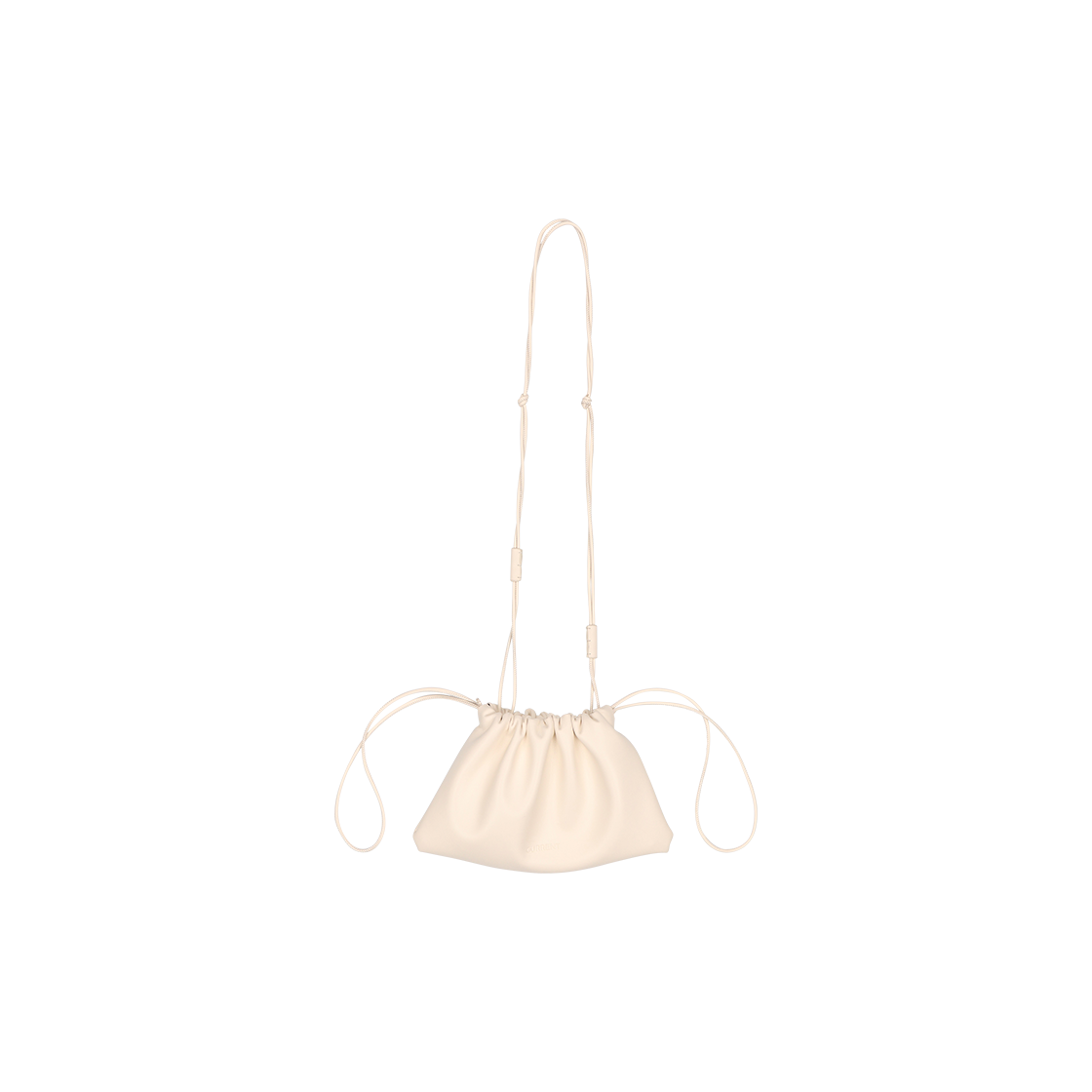 커렌트 스트랩 투웨이 미니 파우치 백 아이보리(Current Strap Two Way Mini Pouch Bag Ivory)