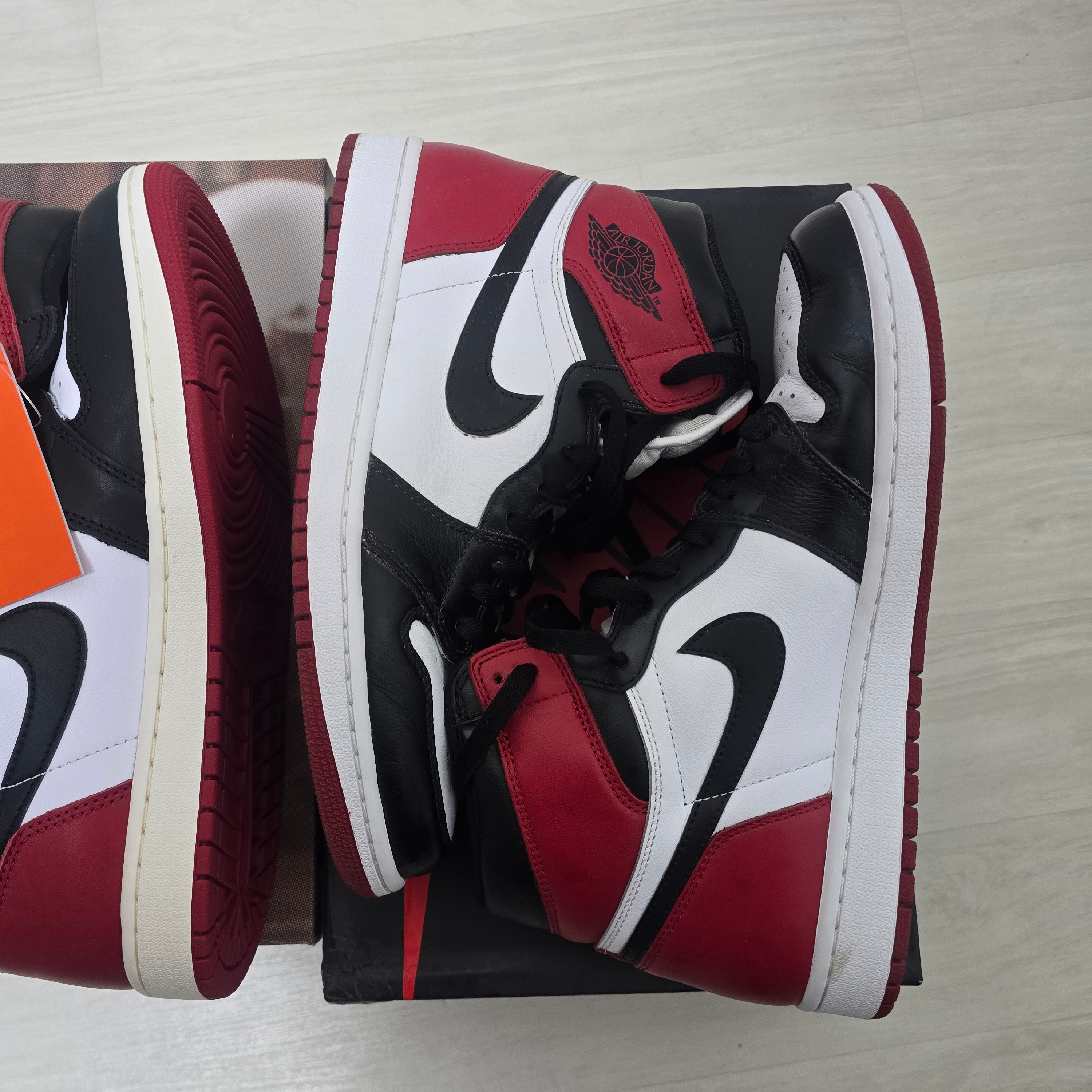 Jordan 1 Retro High OG Black Toe, Jordan 1 Retro High OG Black Toe 2016 착용 스타일 - 3
