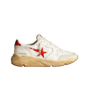 Golden Goose Running Sole Sneakers White Red