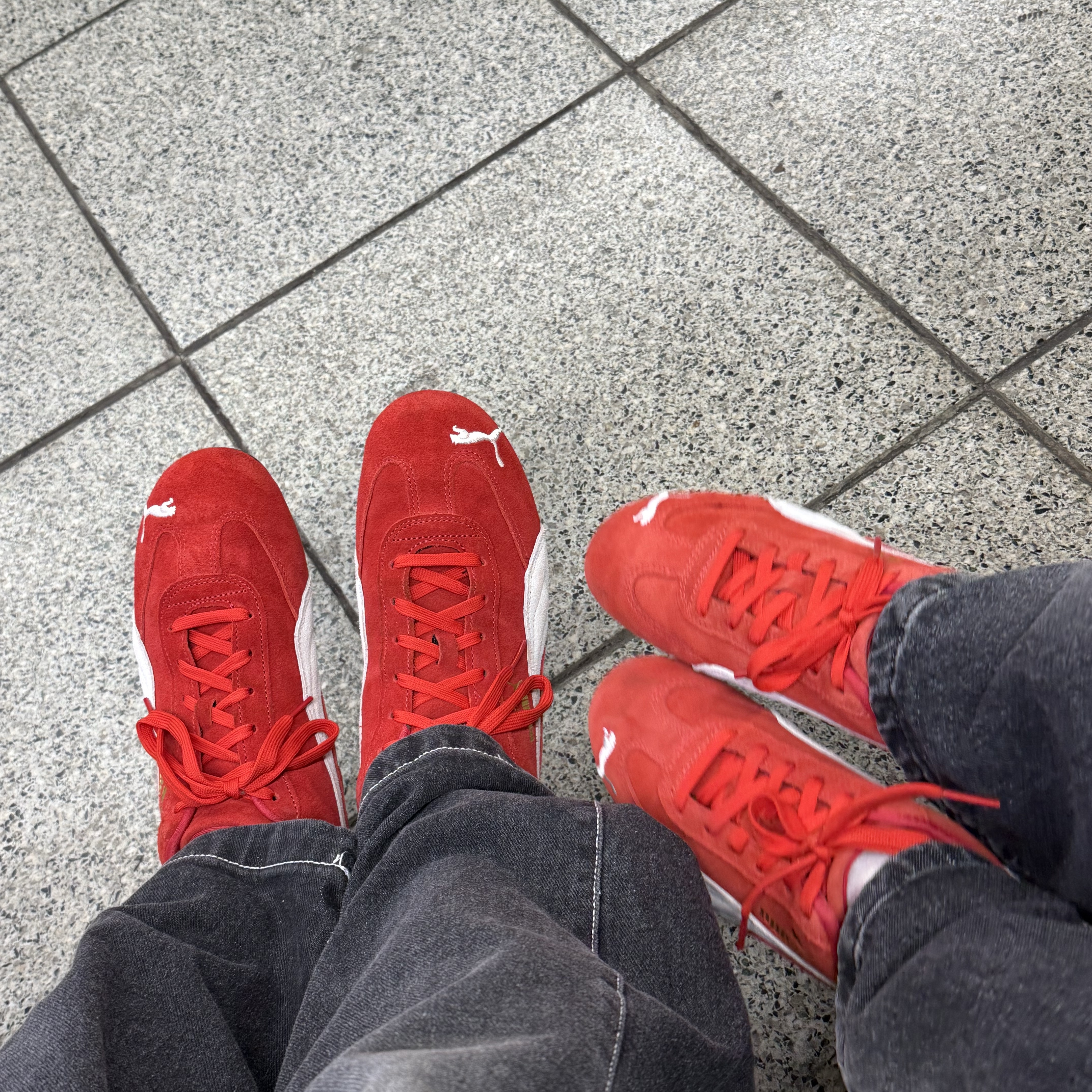 Puma Speedcat OG Red White 착용 스타일