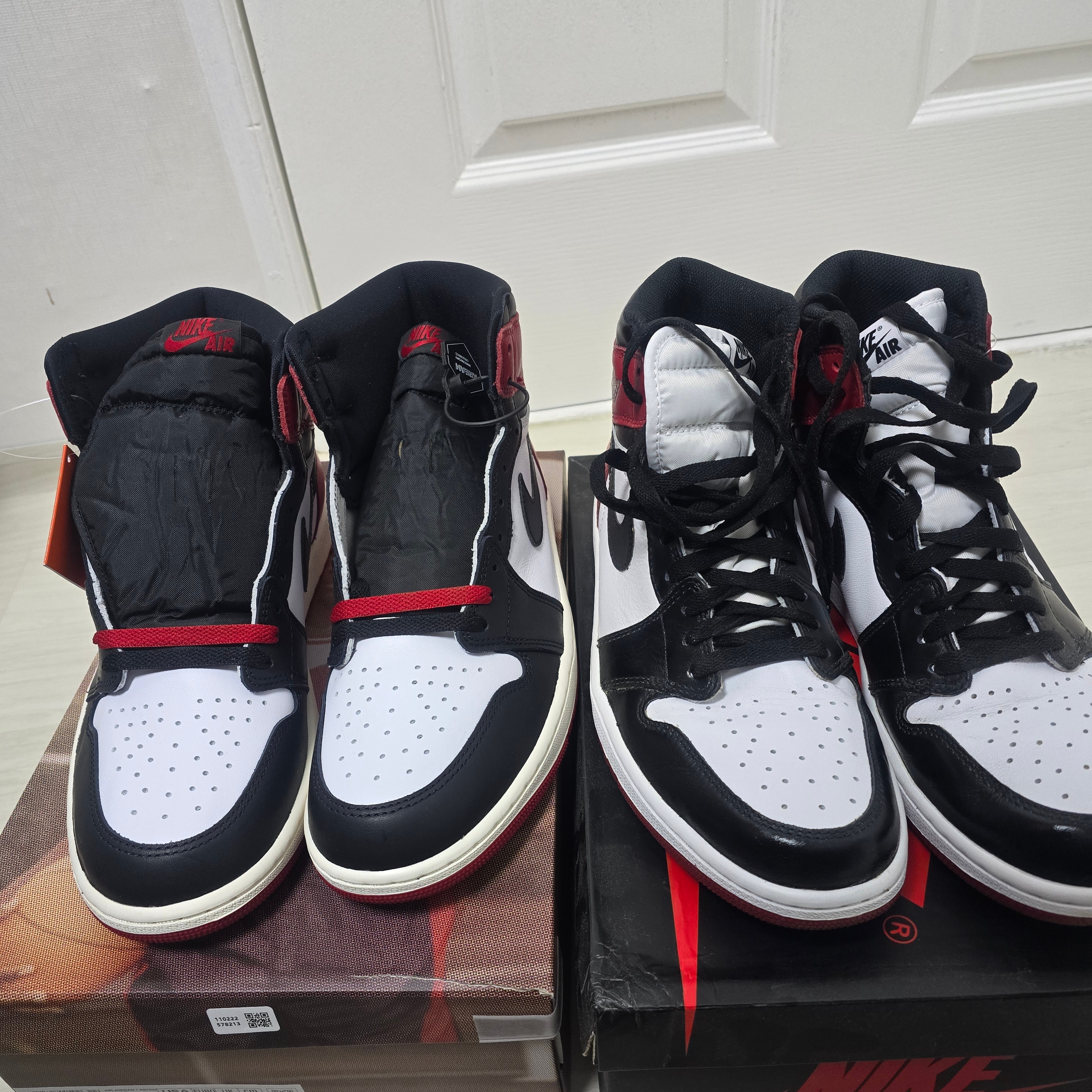 Jordan 1 Retro High OG Black Toe, Jordan 1 Retro High OG Black Toe 2016 착용 스타일 - 6