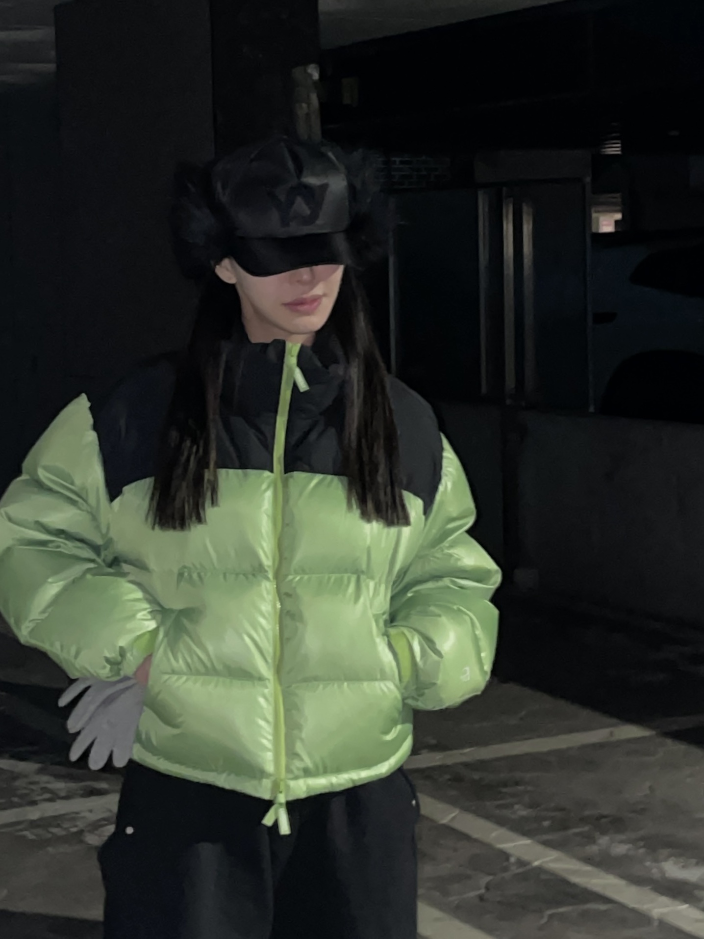 Open Yy Faux Fur Earflap Cap Black, Oakley Light Breathe Triple Black 착용 스타일 - 3