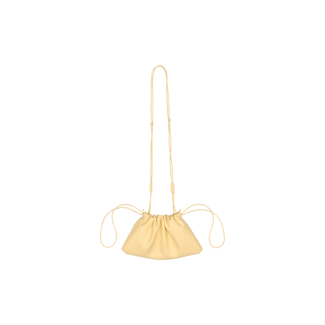 커렌트 스트랩 투웨이 미니 파우치 백 레몬(Current Strap Two Way Mini Pouch Bag Lemon)
