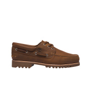 Timberland Authentic Handsewn Rust Boat Shoes in Full Grain Brown - Wide