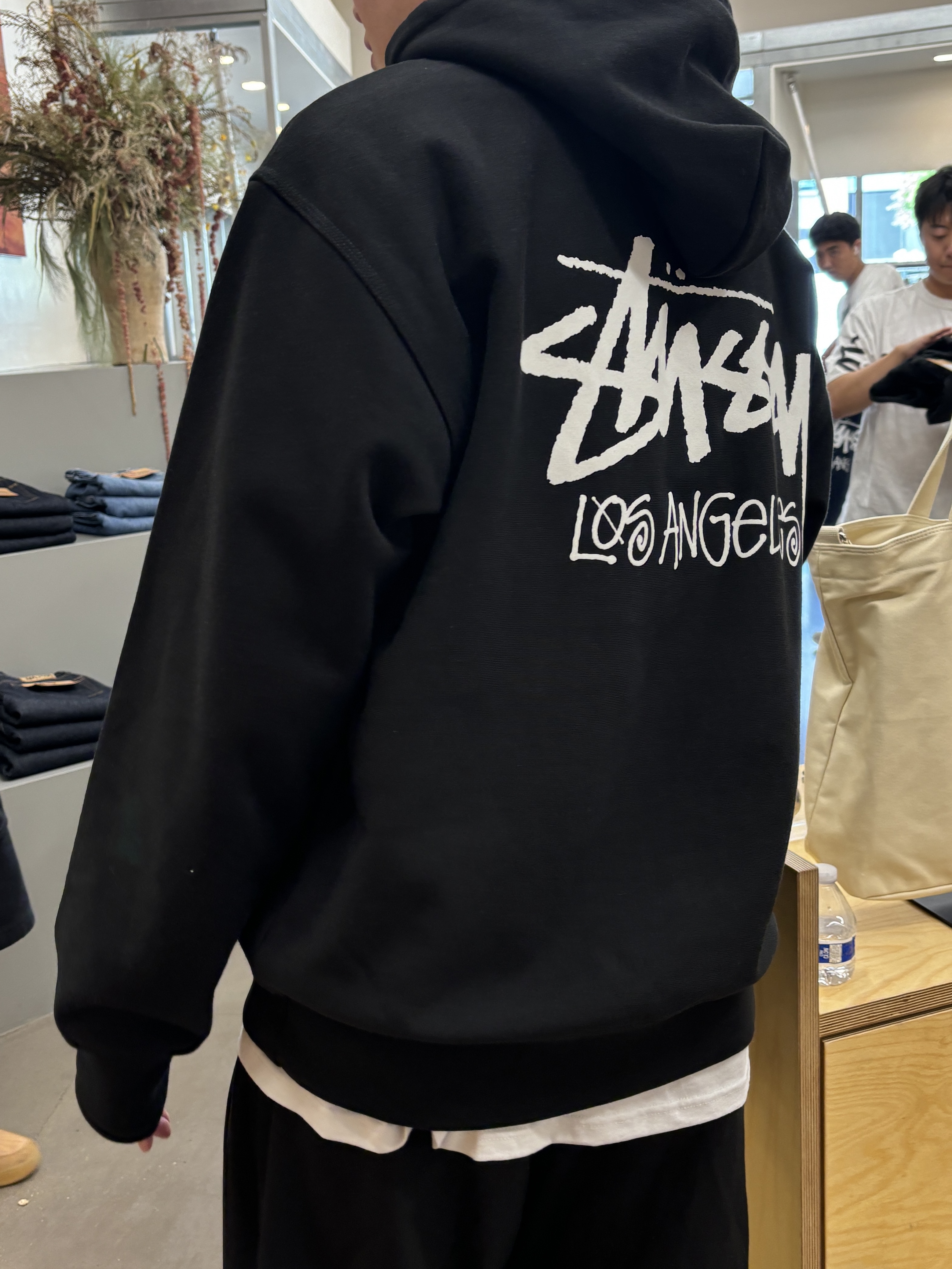 Stussy x Our Legacy Frame Pigment Dyed T-Shirt Natural, Adidas Yeezy Slide Azure 착용 스타일 - 10