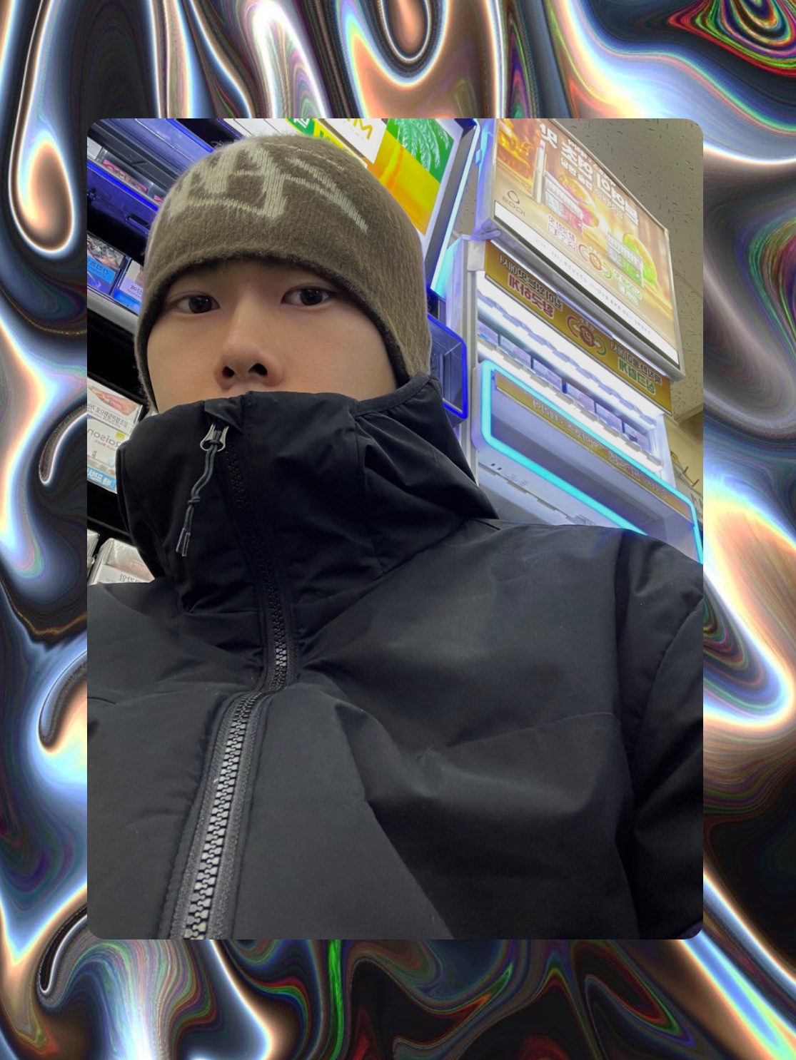Stussy Brushed Out Stock Skullcap Beanie Brown 착용 스타일 - 2