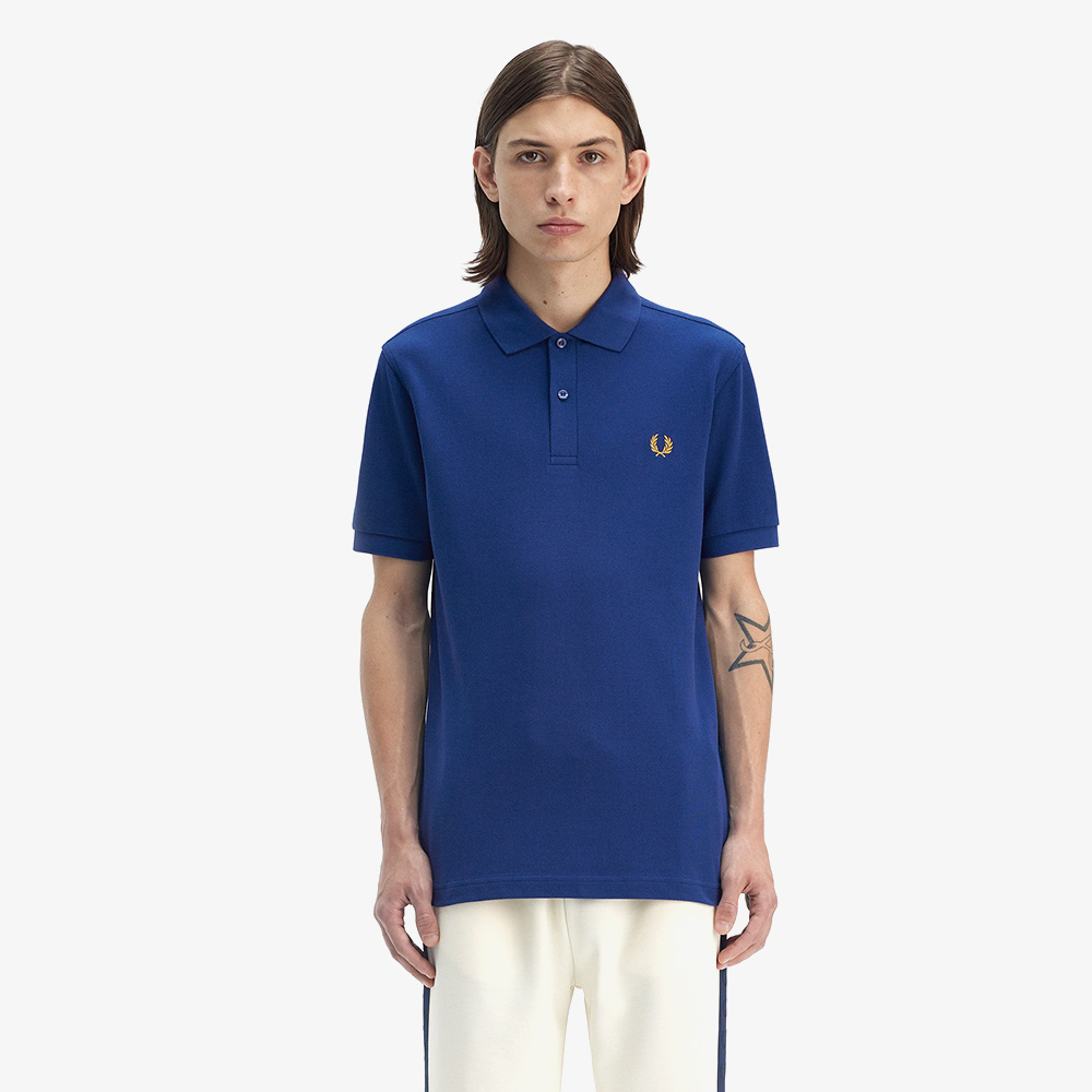 프레드페리 플레인 프레드페리 셔츠 쉐이디드코발트/허니콤(Fred Perry The Fred Perry Shirt Shaded Cobalt/Honeycomb) - 2