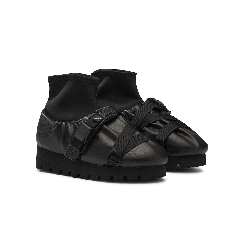유메유메 캠프 슈 미들 여성 슬립온-블랙(YUME YUME Camp Shoe Mid Women's Sneakers Black) - 2