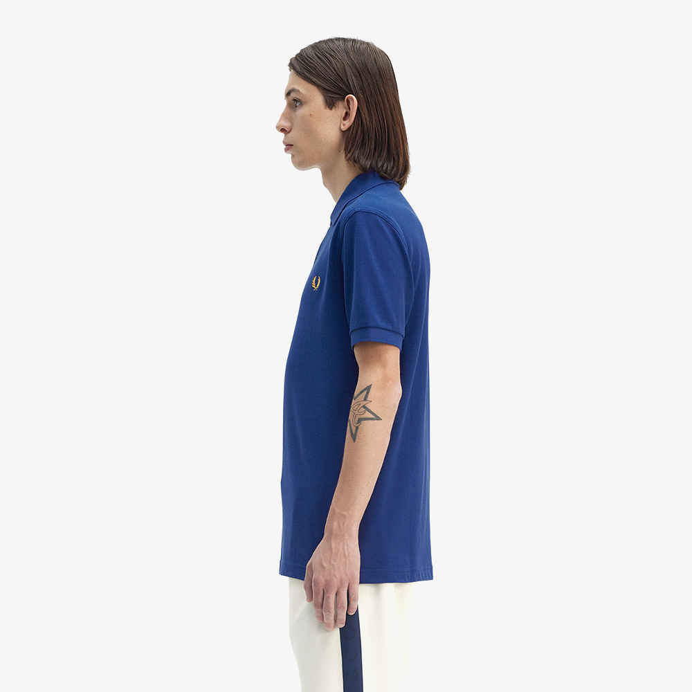 프레드페리 플레인 프레드페리 셔츠 쉐이디드코발트/허니콤(Fred Perry The Fred Perry Shirt Shaded Cobalt/Honeycomb) - 3