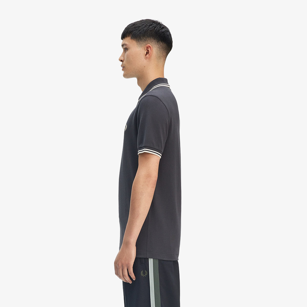 프레드페리 트윈 팁 프레드페리 셔츠 앵커그레이/오트밀(Fred Perry Twin Tipped Fred Perry Shirt Anchor Grey/Oatmeal) - 3