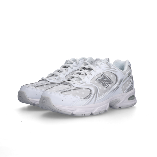 New Balance 530 White Silver Metallic