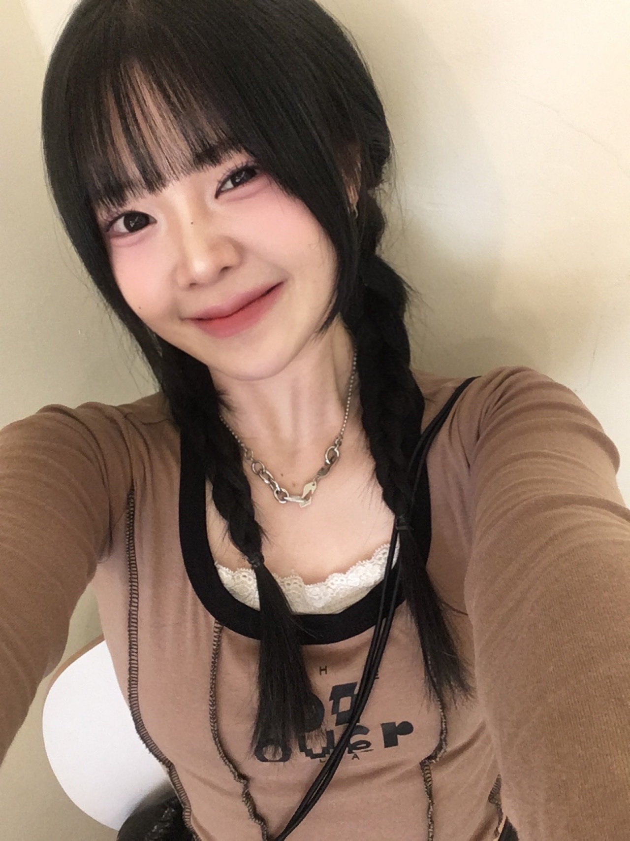 Sentiments No.346 Necklace Silver 착용 스타일 - 8