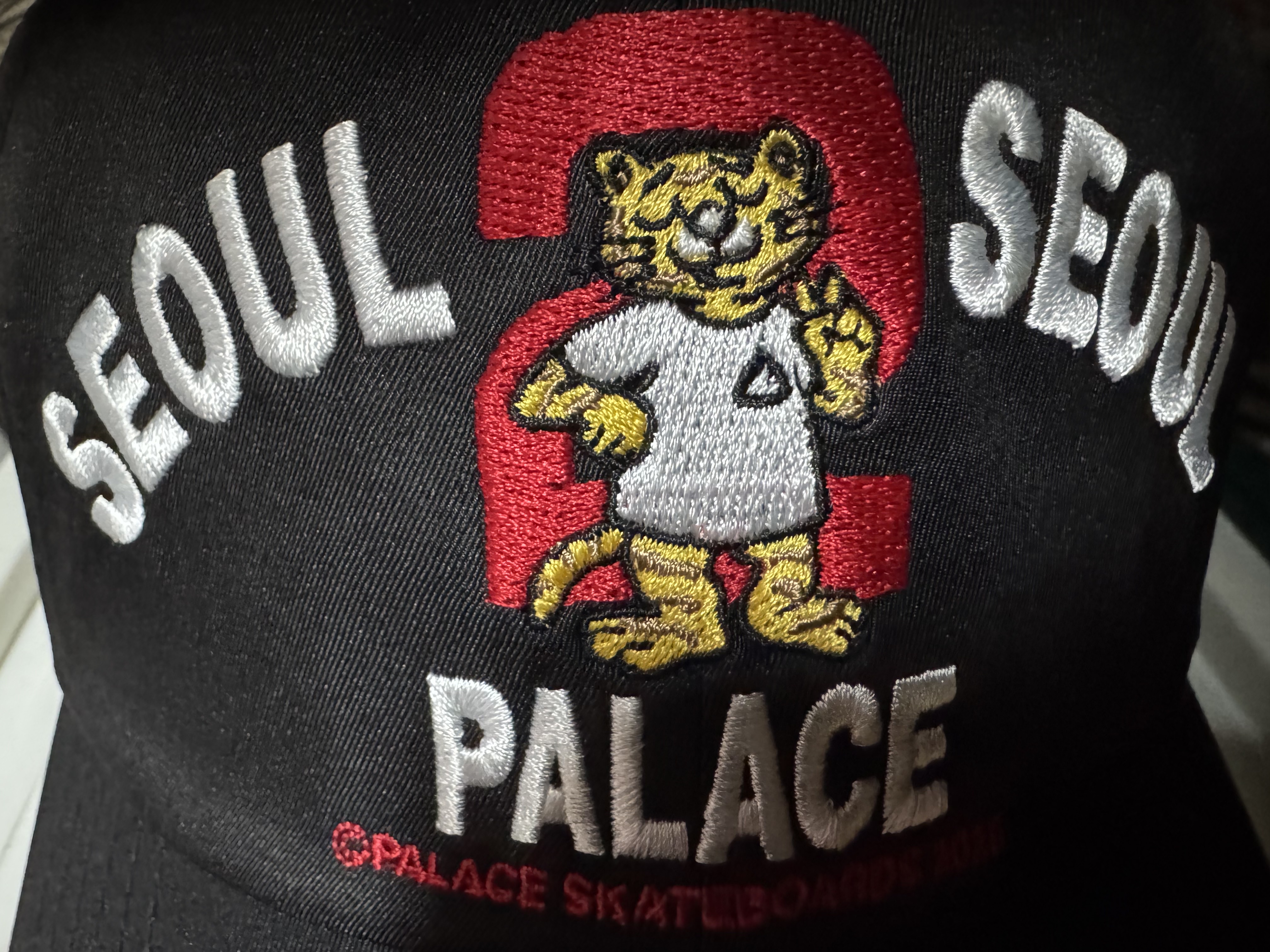 Palace Seoul 2 Seoul 6-Panel Cap Black - 25SS 착용 스타일