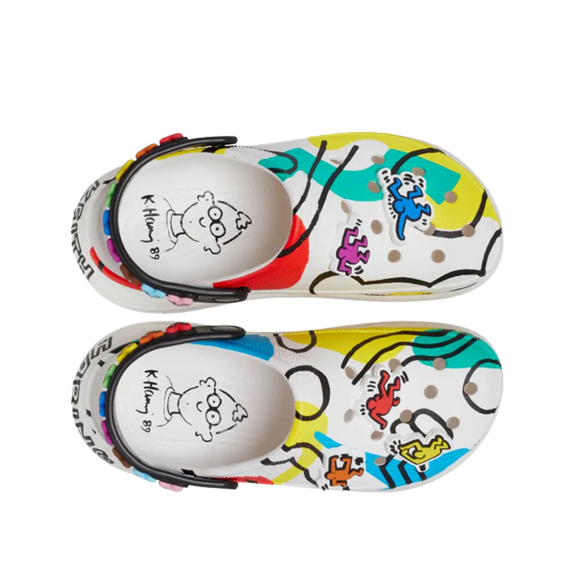 크록스 클래식 메가 크러쉬 클로그 블랙 화이트(Crocs Classic Mega Crush Clog Black White) - 2