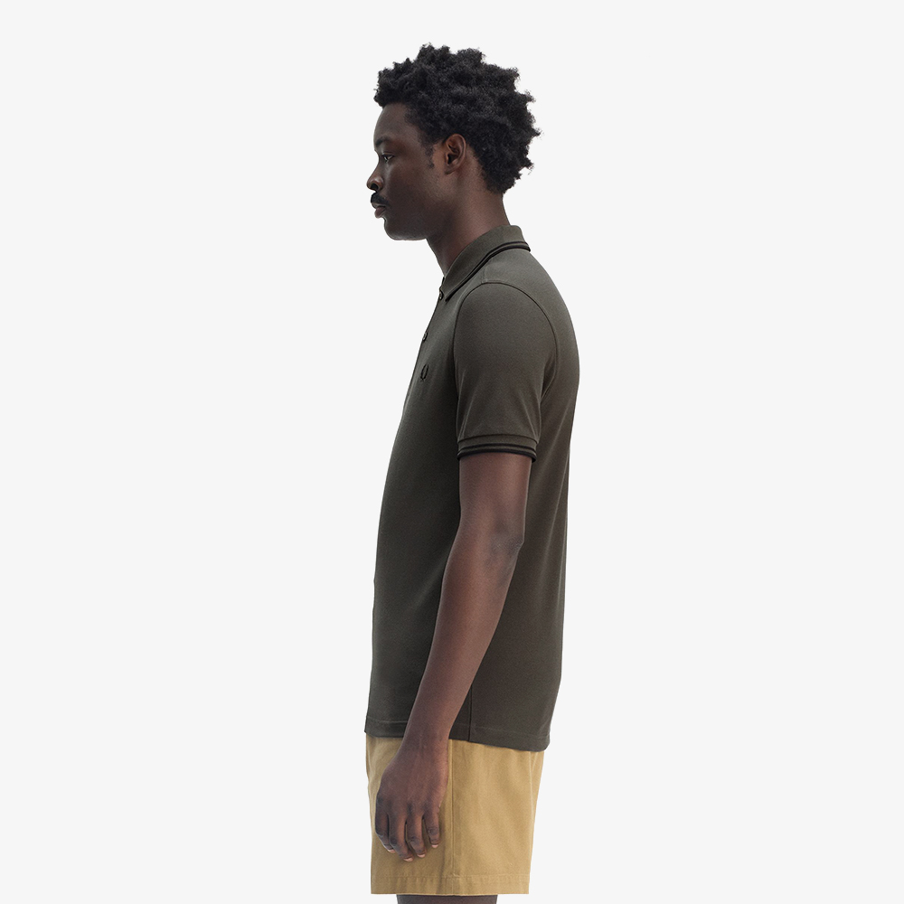 프레드페리 트윈 팁 프레드페리 셔츠 필드그린/블랙(Fred Perry Twin Tipped Fred Perry Shirt Field Green/Black) - 3