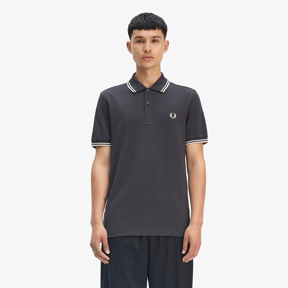 프레드페리 트윈 팁 프레드페리 셔츠 앵커그레이/오트밀(Fred Perry Twin Tipped Fred Perry Shirt Anchor Grey/Oatmeal) - 2