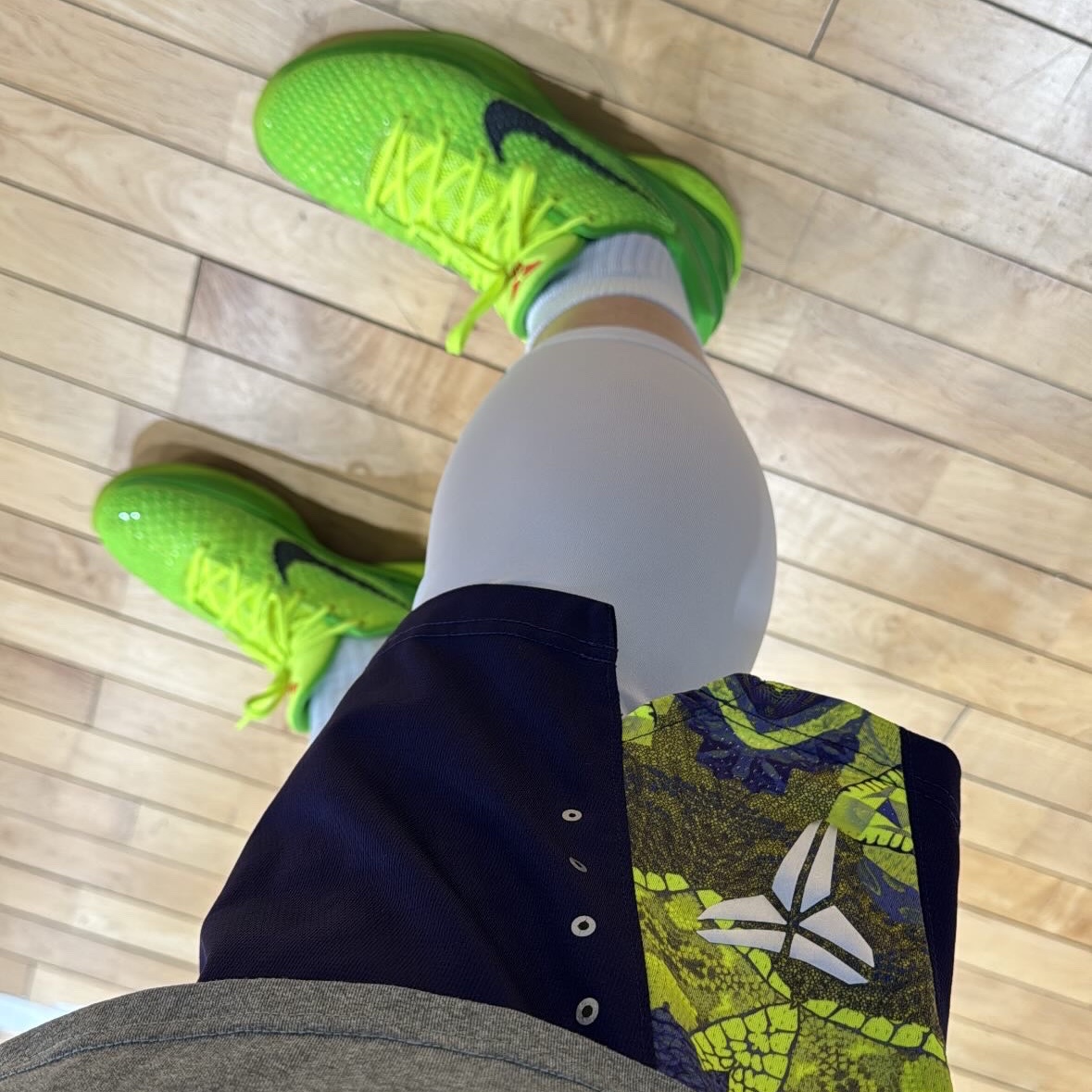 Nike Kobe 6 Protro Green Apple 착용 스타일