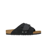 Birkenstock Kyoto Nubuck Suede Black - Narrow