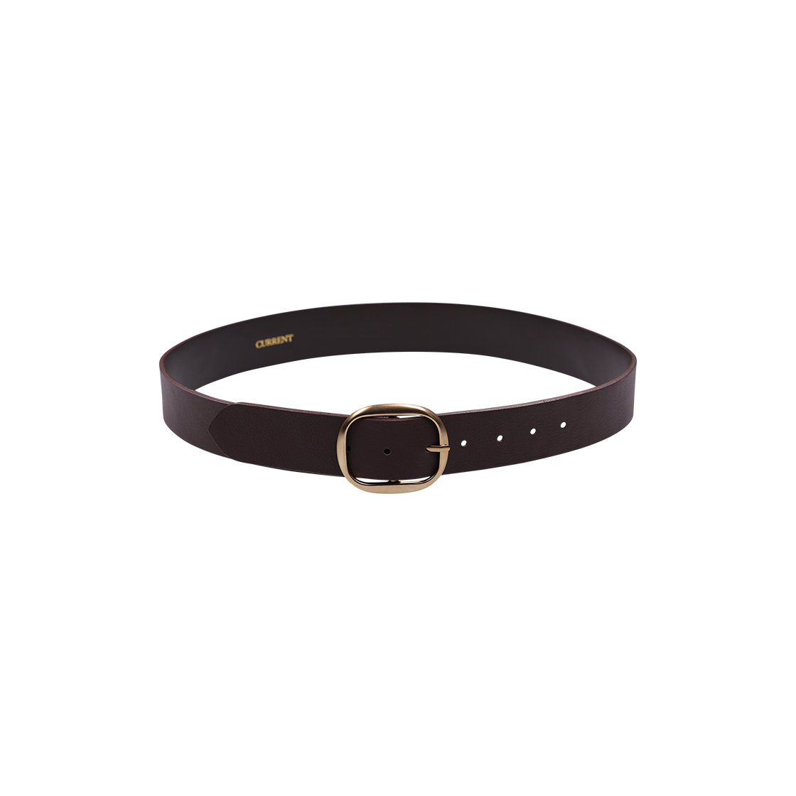 커렌트 베이직 와이드 레더 벨트 블랙(Current Basic Wide Leather Belt Black)