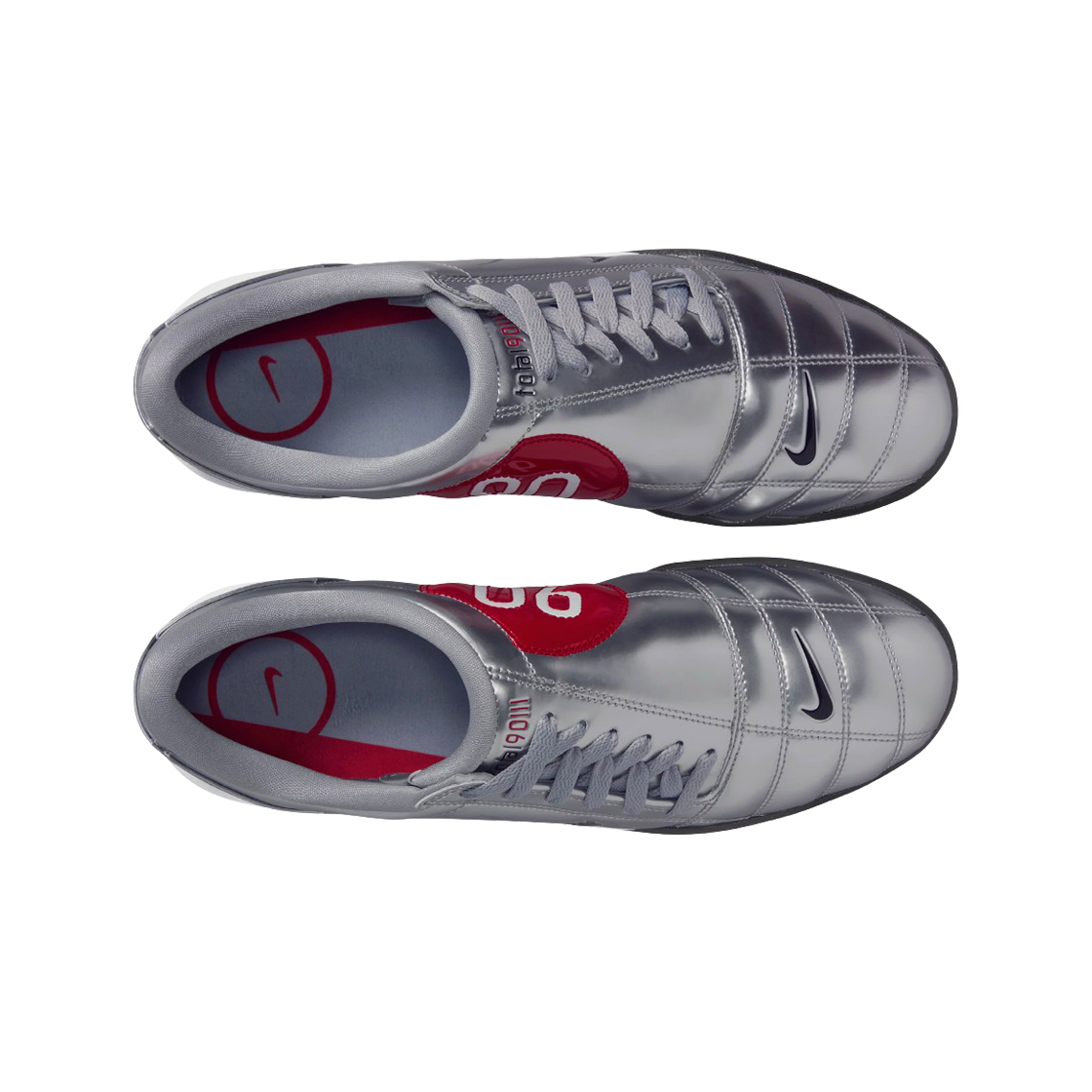 HJ9351-002 Nike Total 90 III Metallic Silver and Black - #2