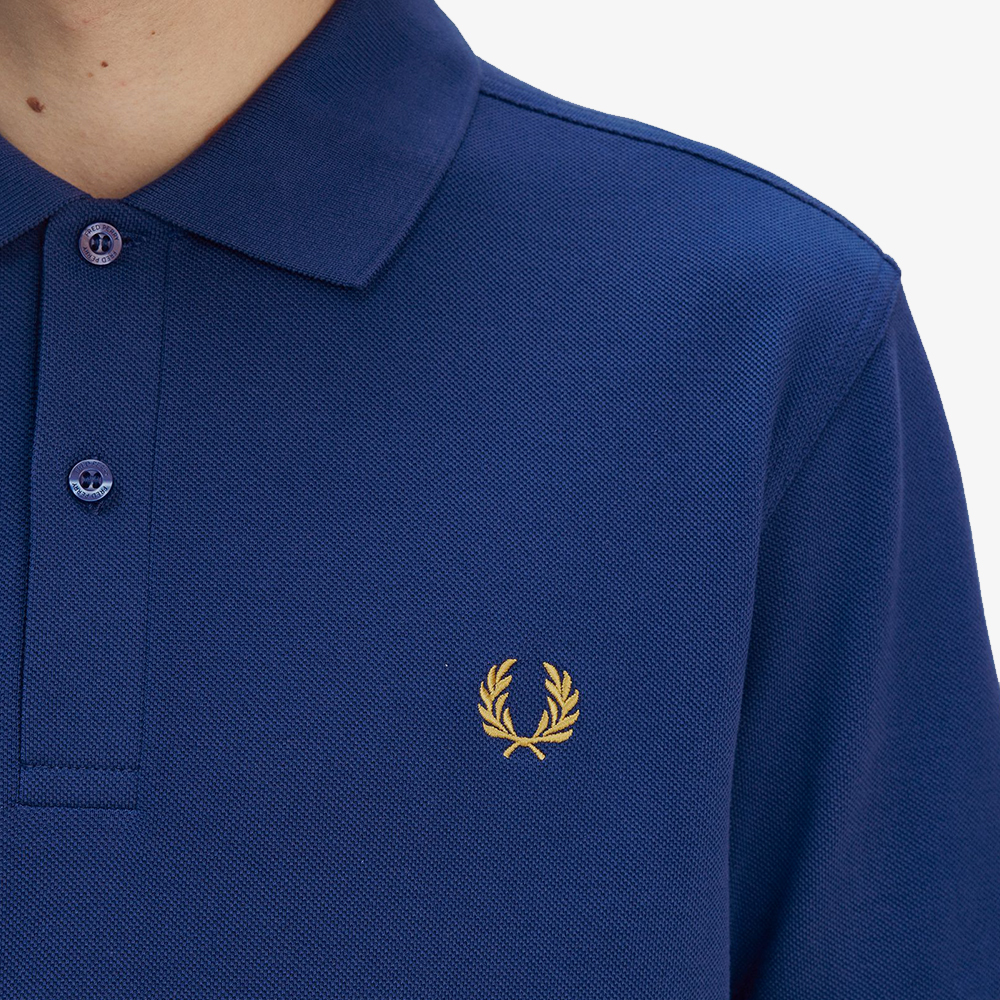 프레드페리 플레인 프레드페리 셔츠 쉐이디드코발트/허니콤(Fred Perry The Fred Perry Shirt Shaded Cobalt/Honeycomb) - 6