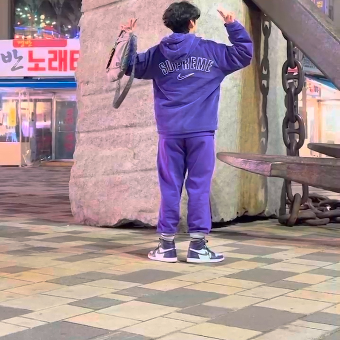 Jordan 1 Retro High OG Court Purple 2020 착용 스타일
