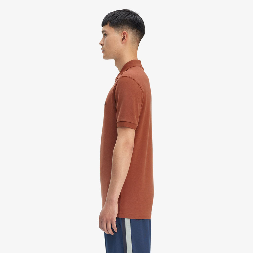 프레드페리 플레인 프레드페리 셔츠 시나몬/로드브릭(Fred Perry The Fred Perry Shirt Cinnamon/Carrington Roadbrick) - 3