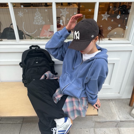 American Needle Archive Cap New York Black Ykees Nl Black 착용 스타일 - 1